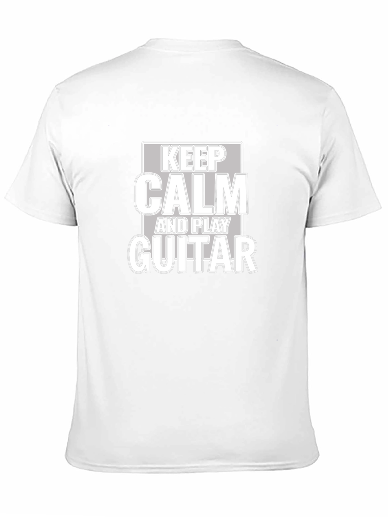 Keep Calm & Play Guitar Graphic T-Shirt