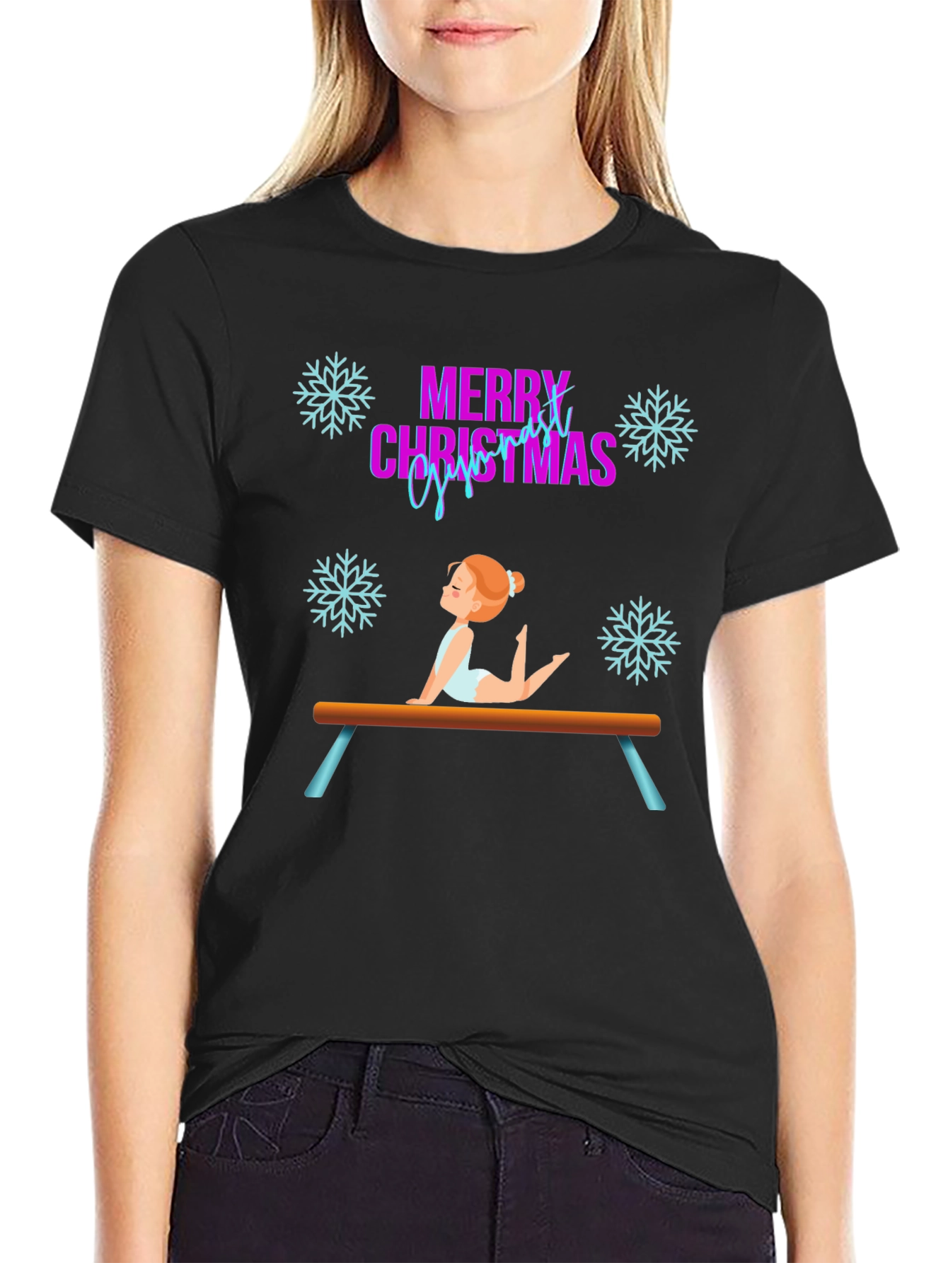 Merry Christmas Gymnastics T-Shirt