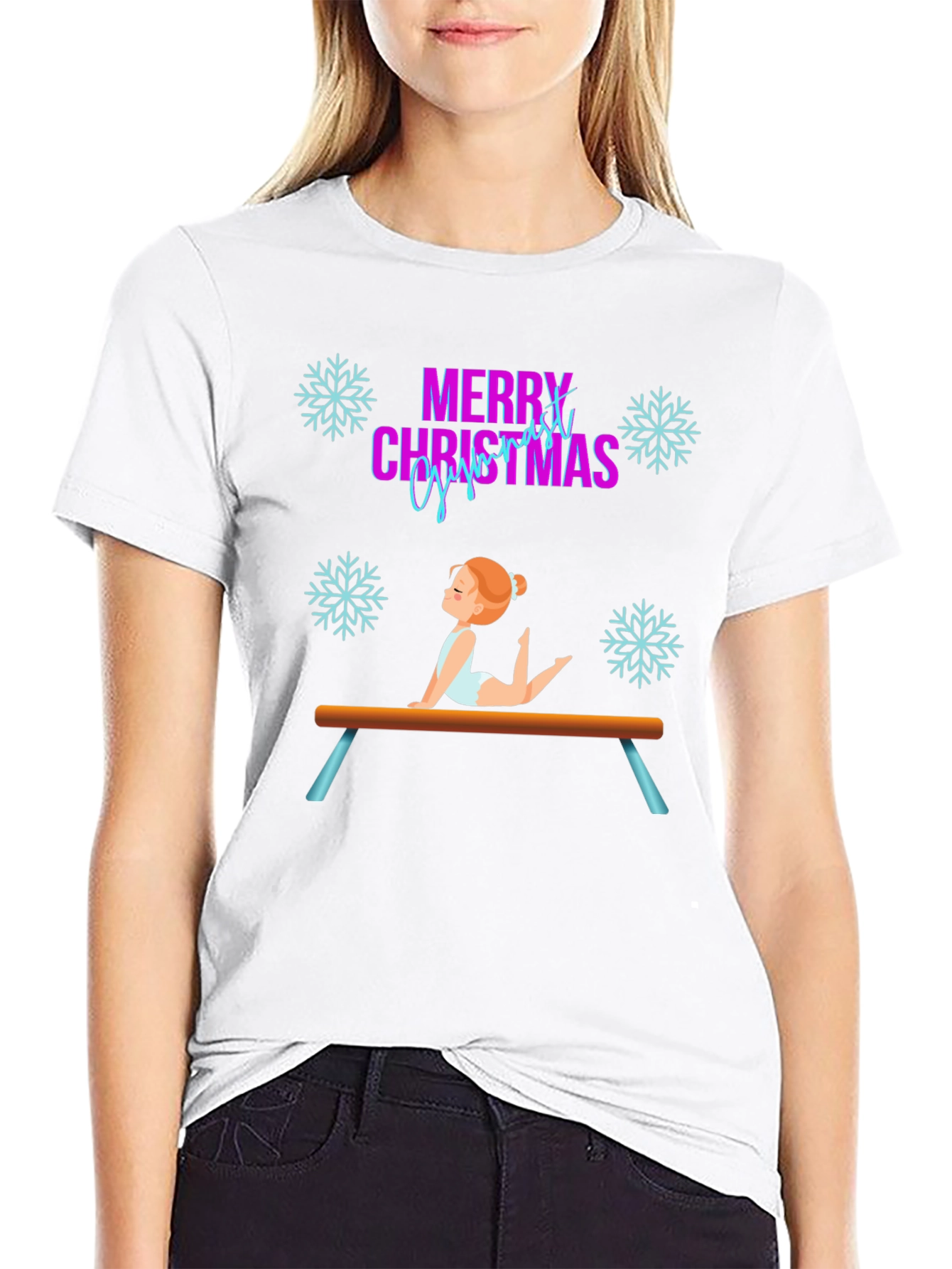 Merry Christmas Gymnastics T-Shirt