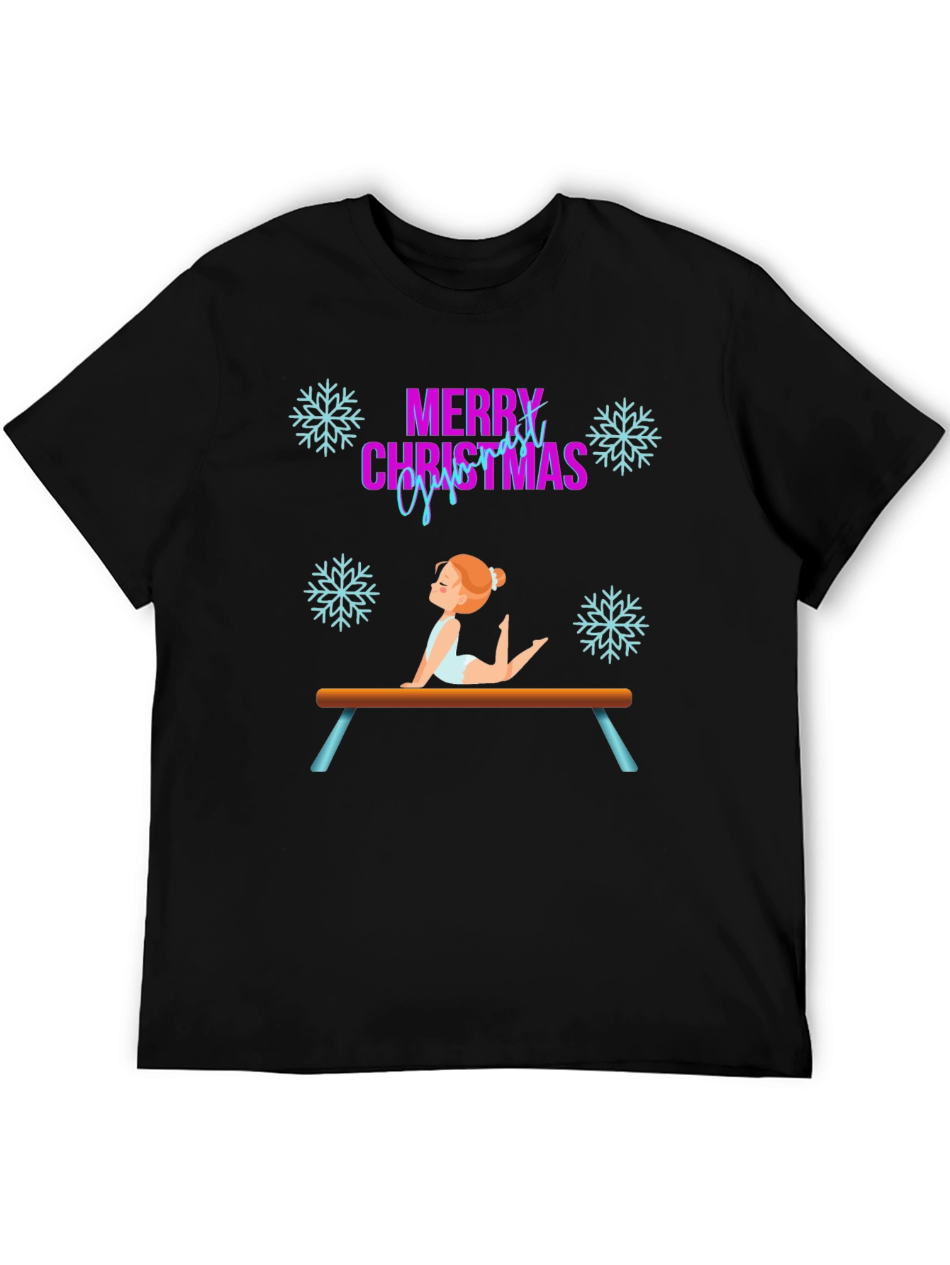 Merry Christmas Gymnastics T-Shirt