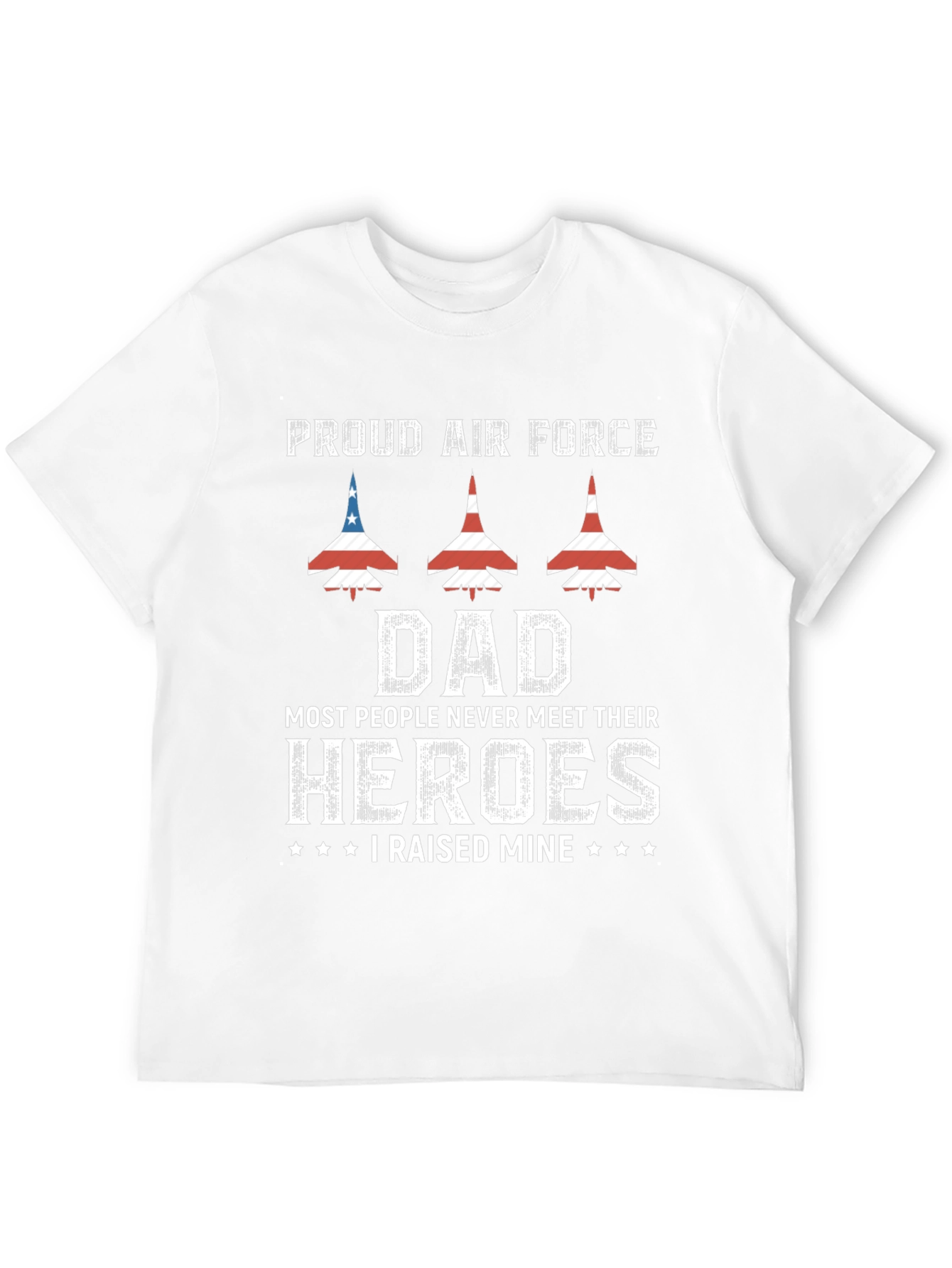 Proud Air Force Dad T-Shirt - Heroes Design
