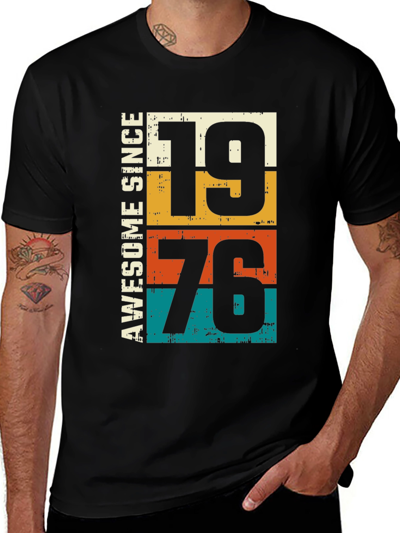 Awesome Since 1976 Graphic T-Shirt