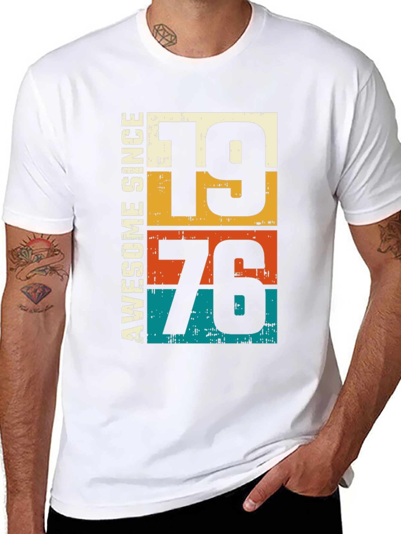 Awesome Since 1976 Graphic T-Shirt