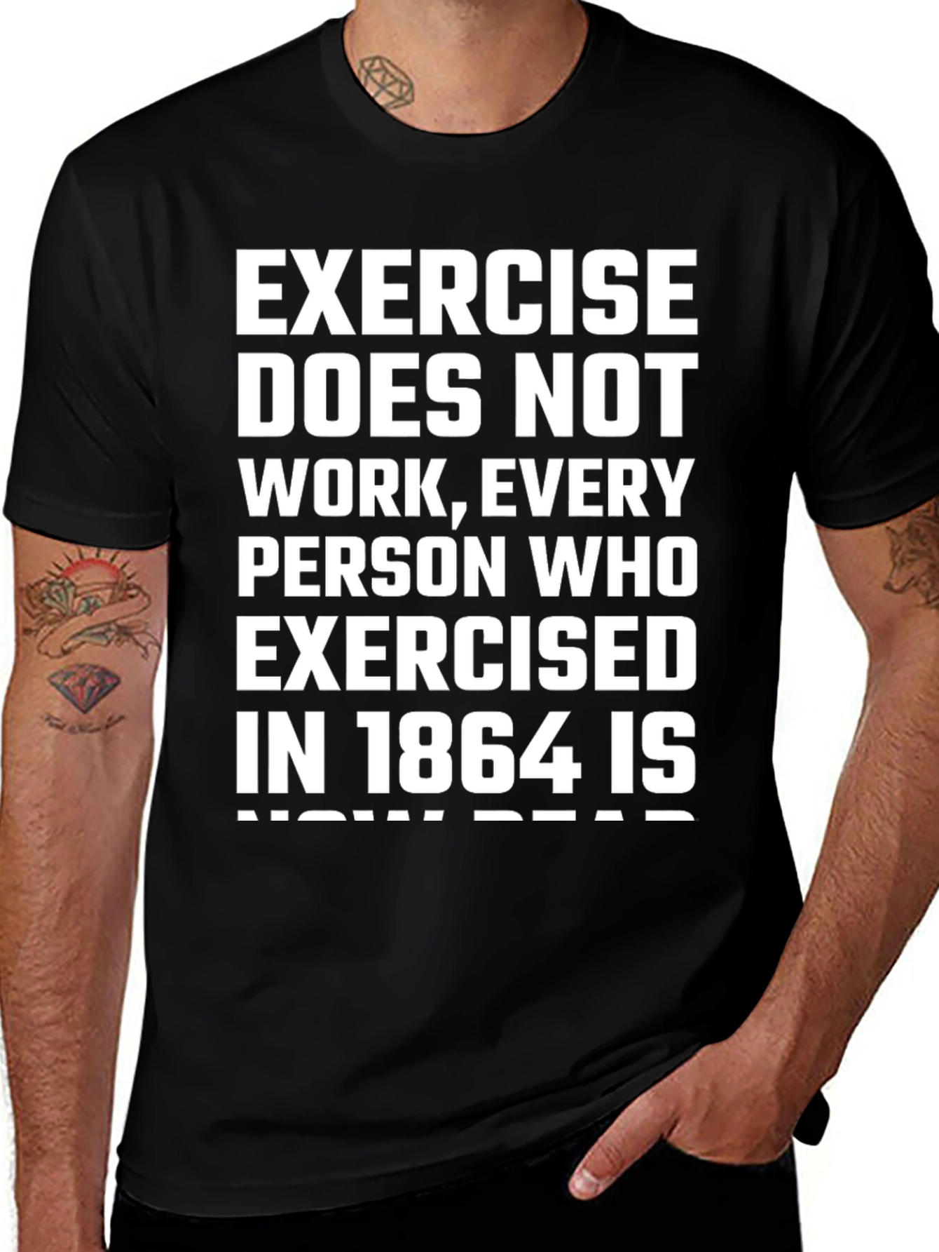Funny Exercise Dead T-Shirt