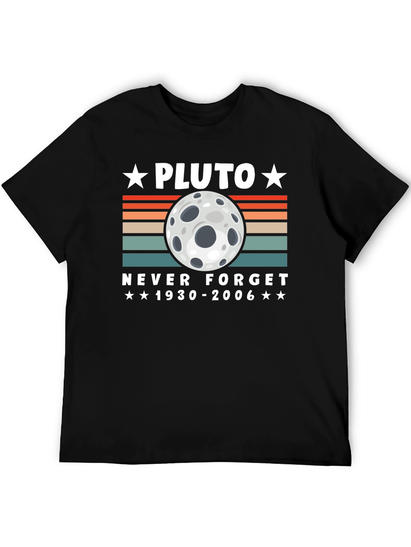 Pluto Never Forget T-Shirt - Retro Style