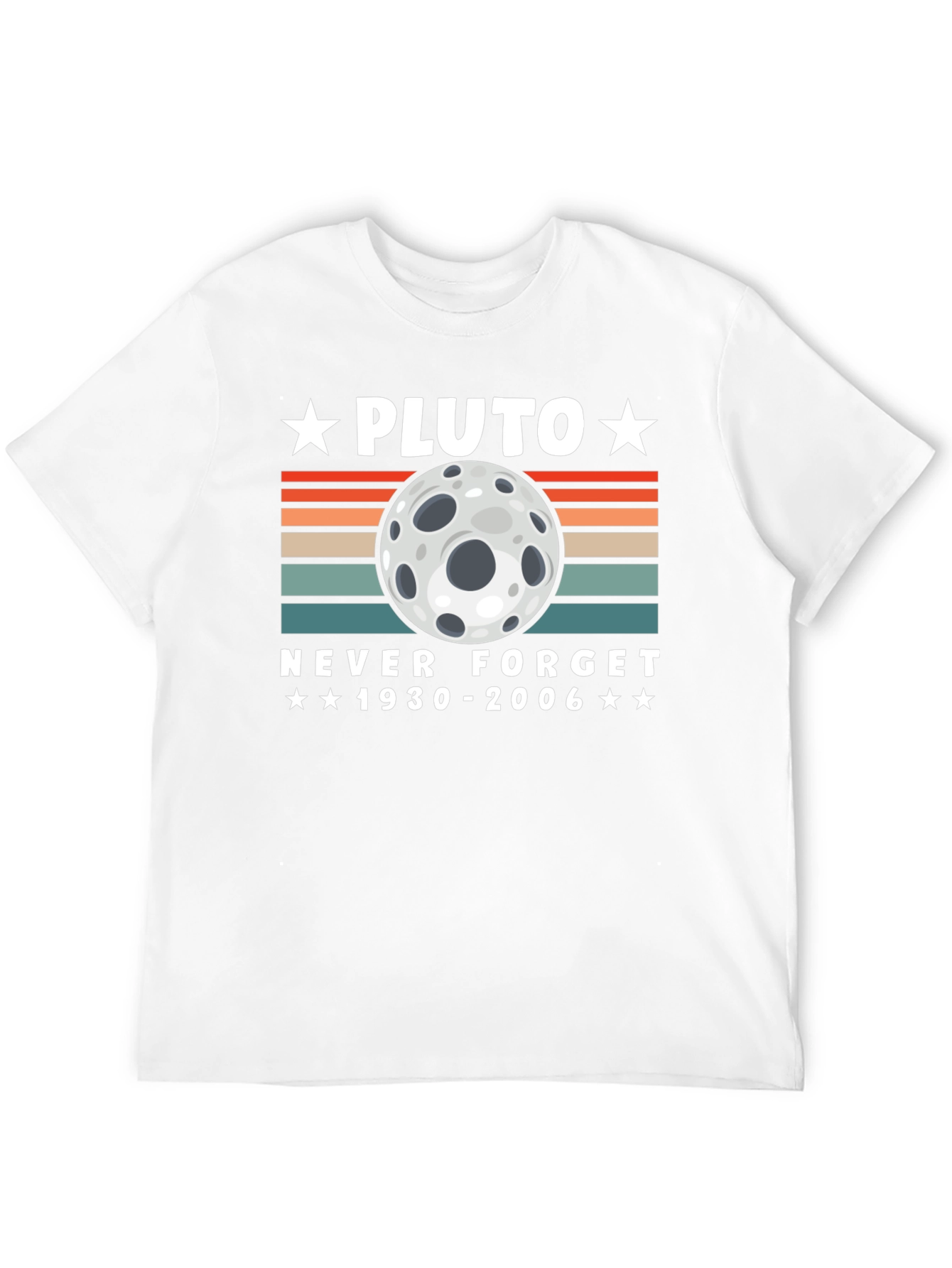 Pluto Never Forget T-Shirt - Retro Style