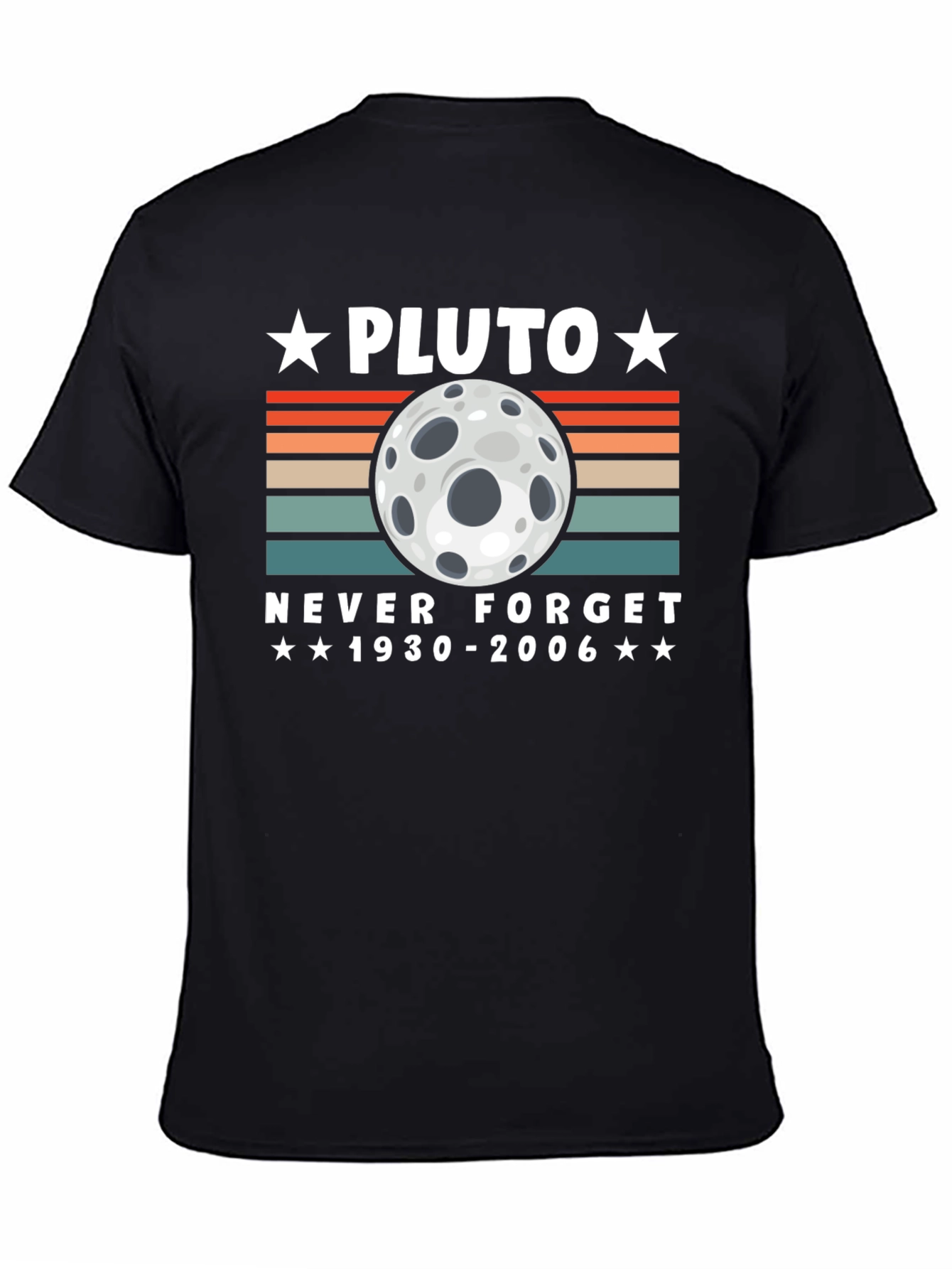 Pluto Never Forget T-Shirt - Retro Style
