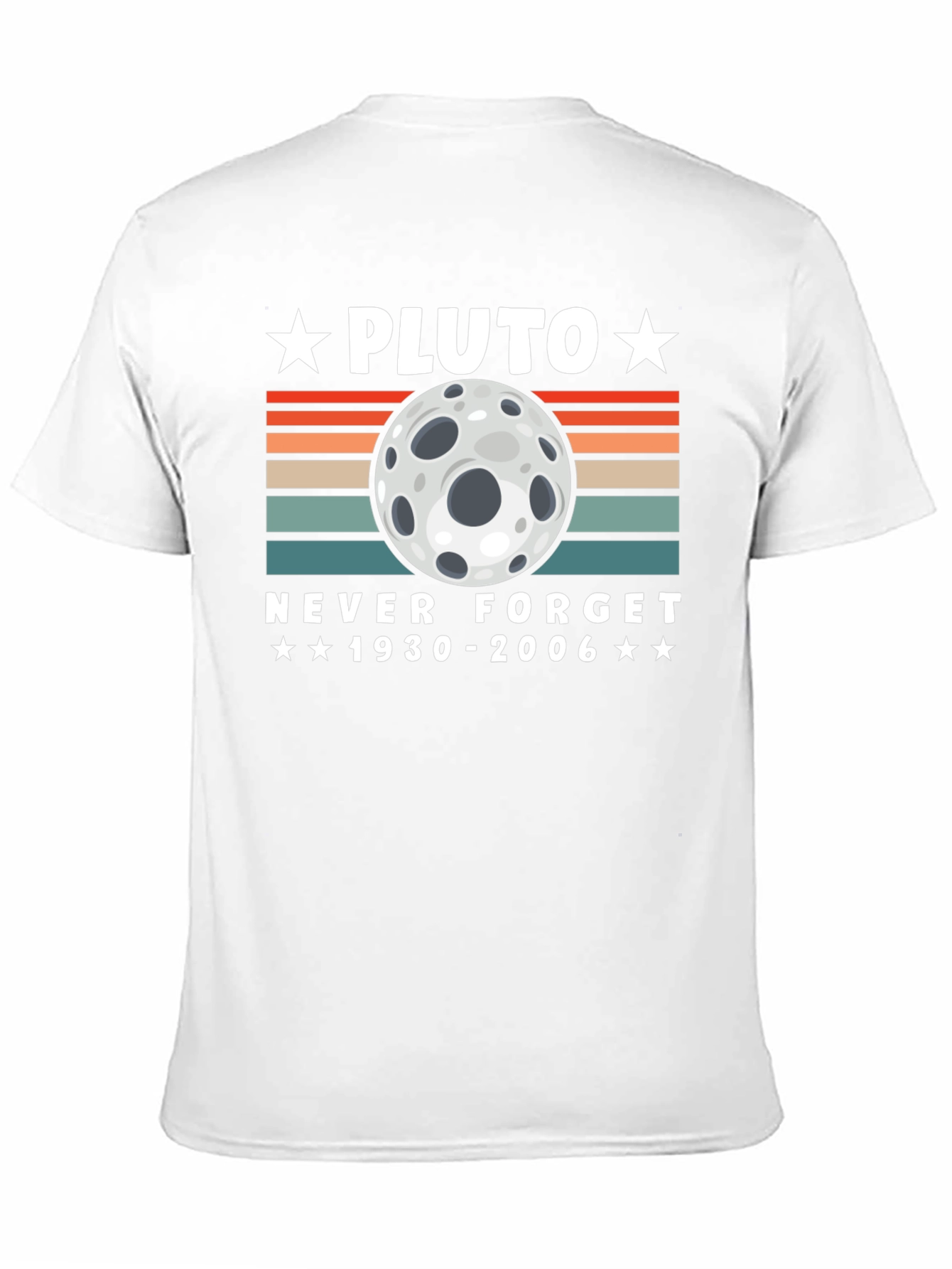 Pluto Never Forget T-Shirt - Retro Style
