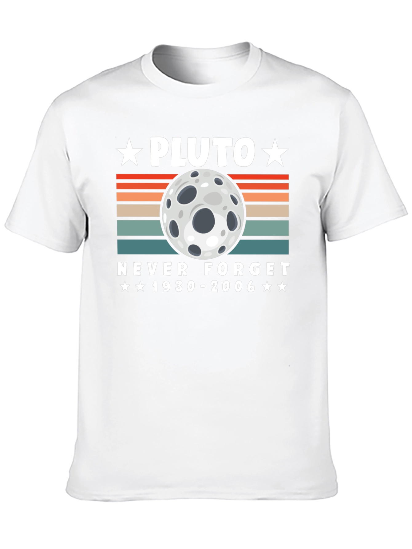 Pluto Never Forget T-Shirt - Retro Style
