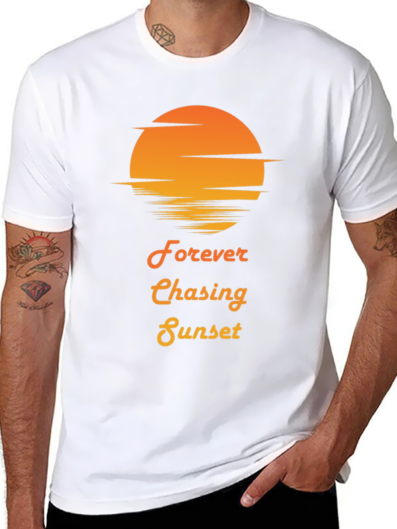 Sunset Chasing Graphic T-Shirt