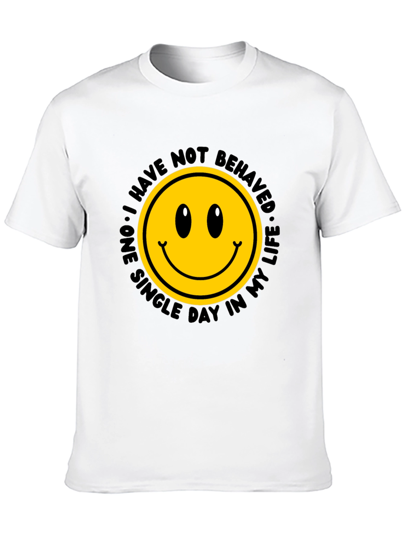 Smiley Face Graphic Tee - Mischief Managed!