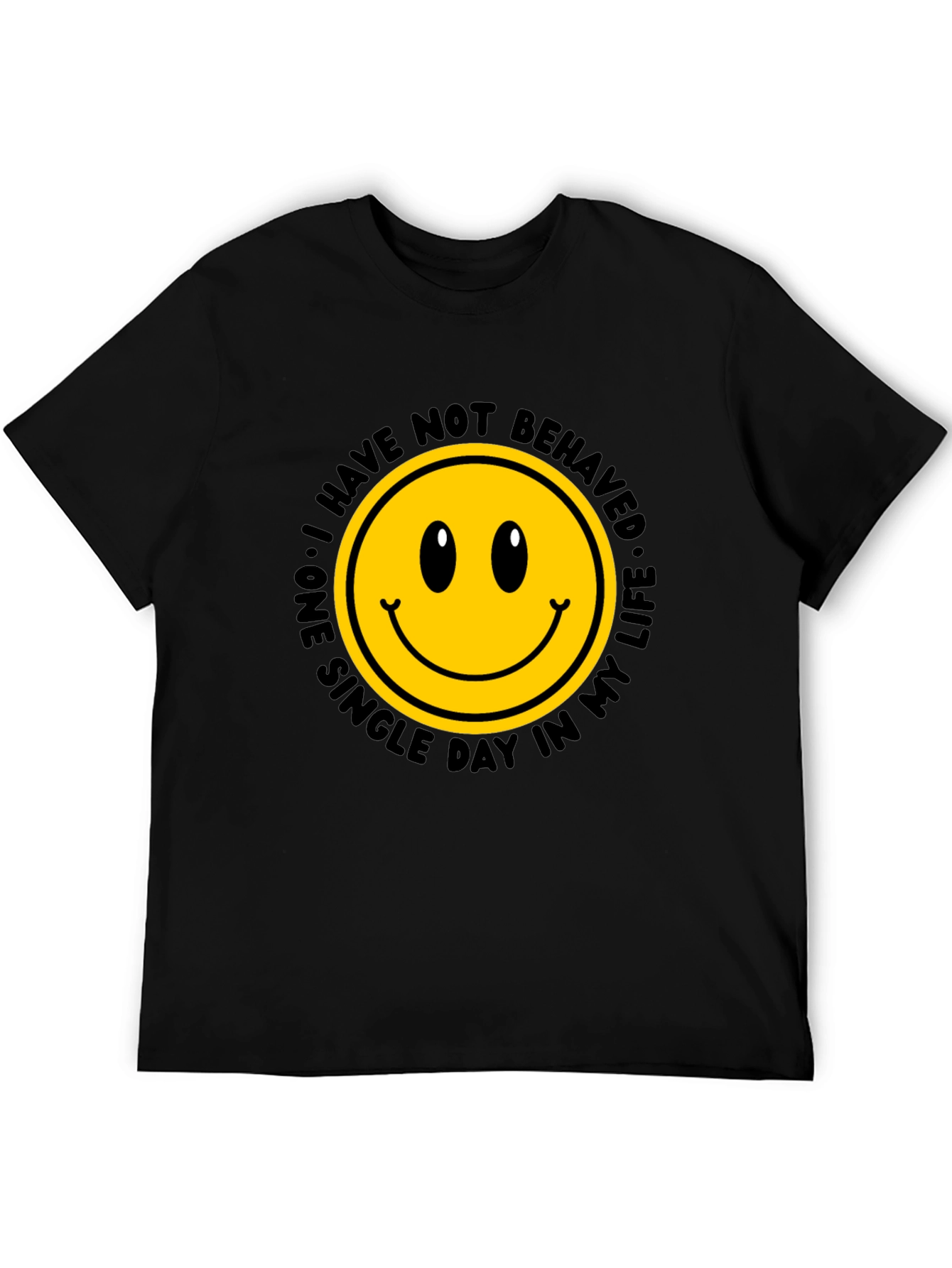 Smiley Face Graphic Tee - Mischief Managed!