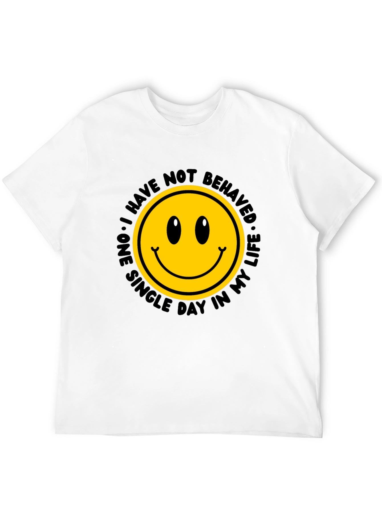 Smiley Face Graphic Tee - Mischief Managed!