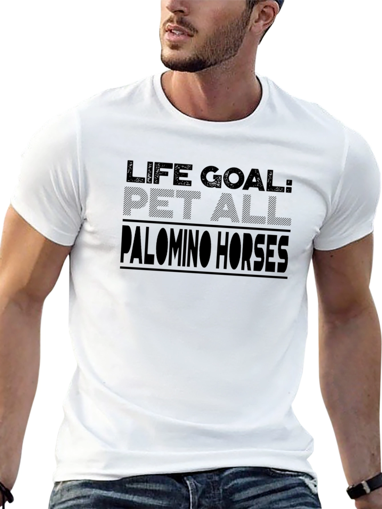 Life Goal Pet All Palomino Horses T-Shirt