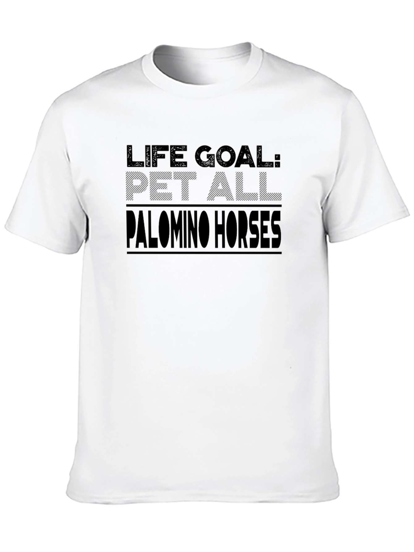 Life Goal Pet All Palomino Horses T-Shirt