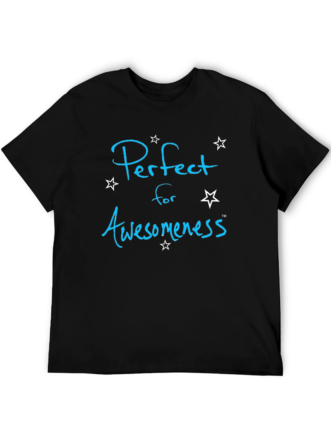 Perfect for Awesomeness Black Graphic Tee