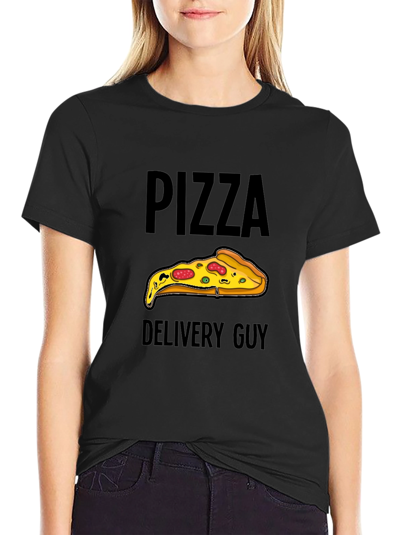 Pizza Delivery Guy Graphic T-Shirt