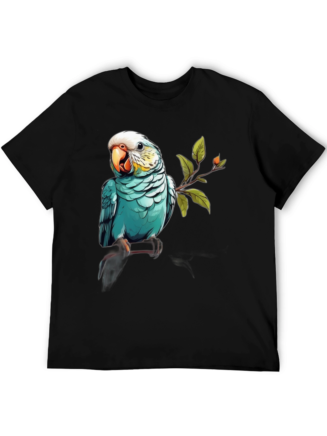 Parrot Graphic Black T-Shirt