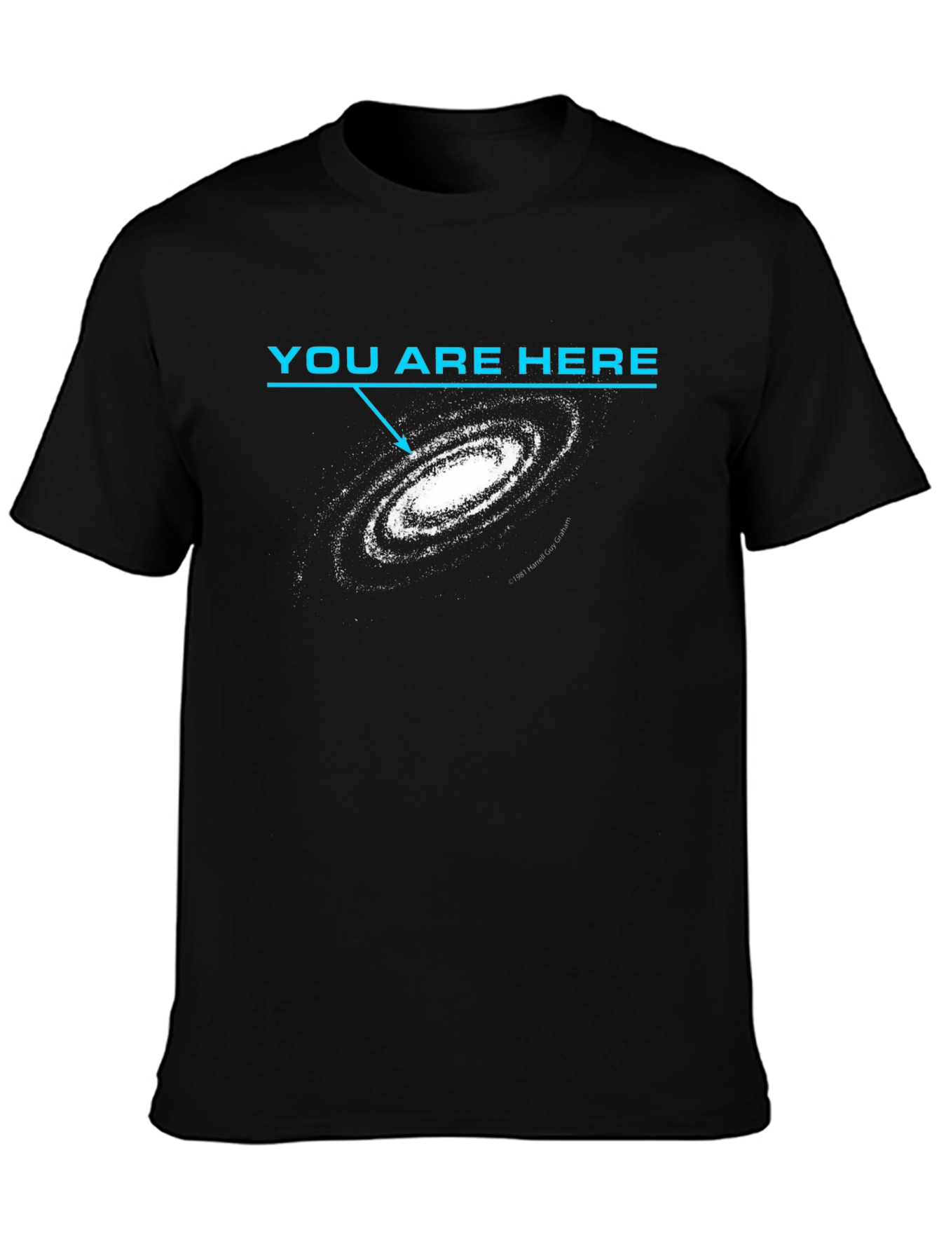 You Are Here Galaxy Graphic T-Shirt