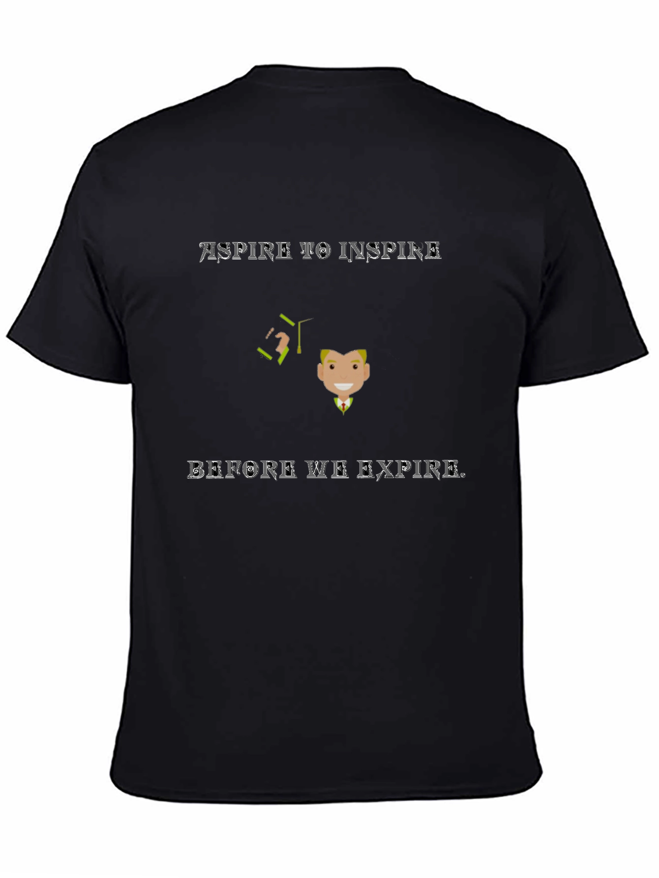 Aspire to Inspire Graphic Tee - Black