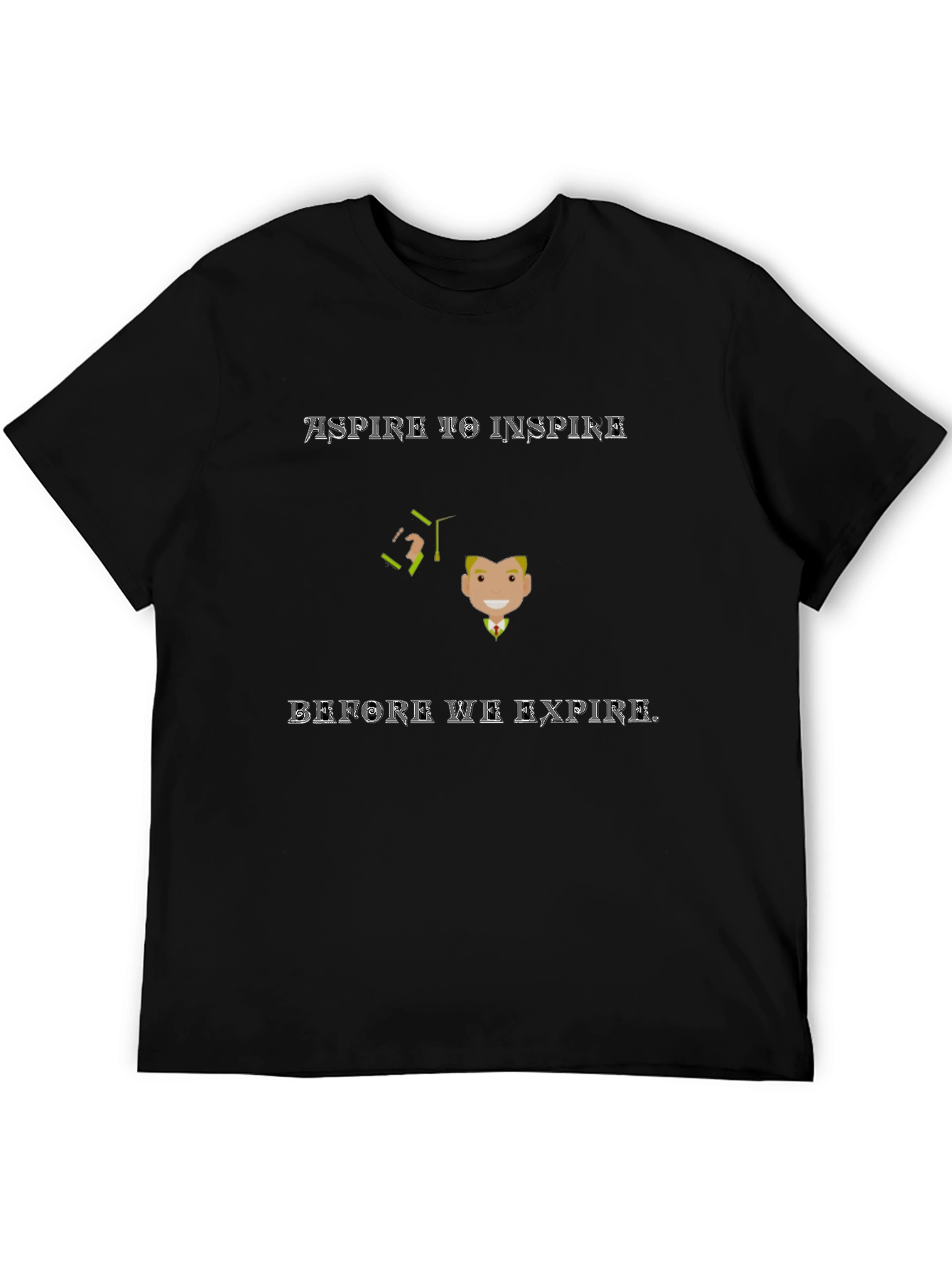 Aspire to Inspire Graphic Tee - Black