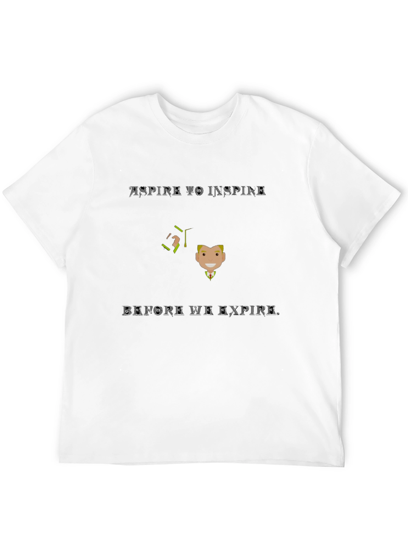 Aspire to Inspire Graphic Tee - Black