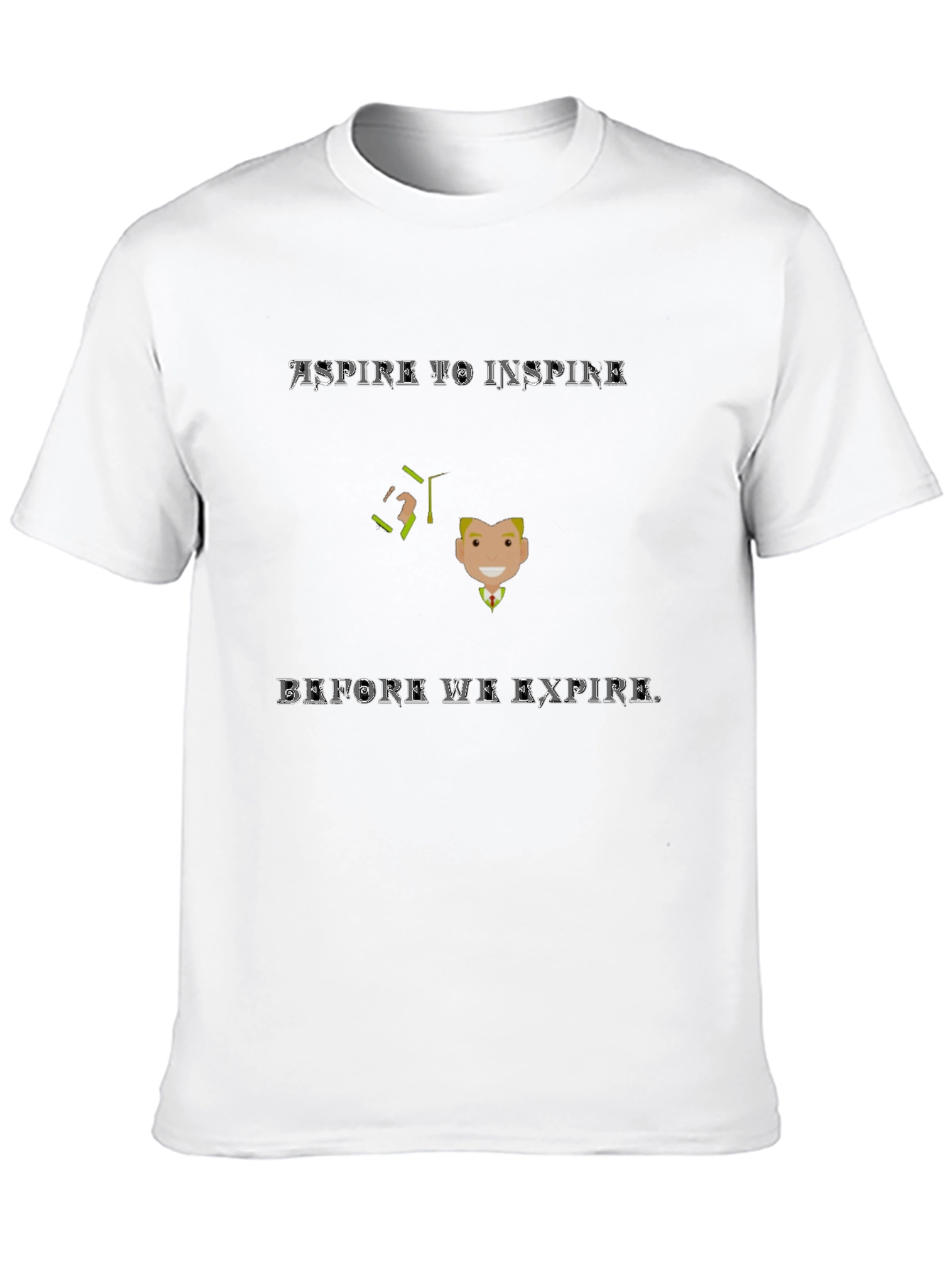 Aspire to Inspire Graphic Tee - Black