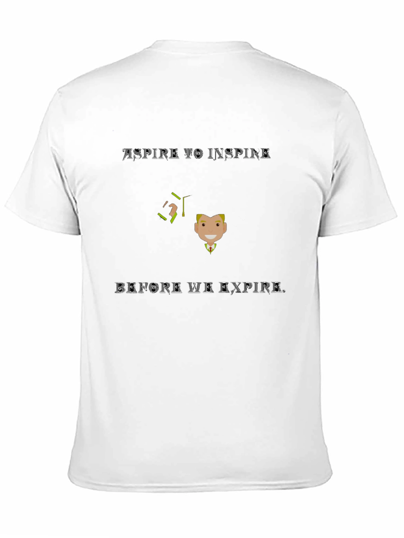 Aspire to Inspire Graphic Tee - Black