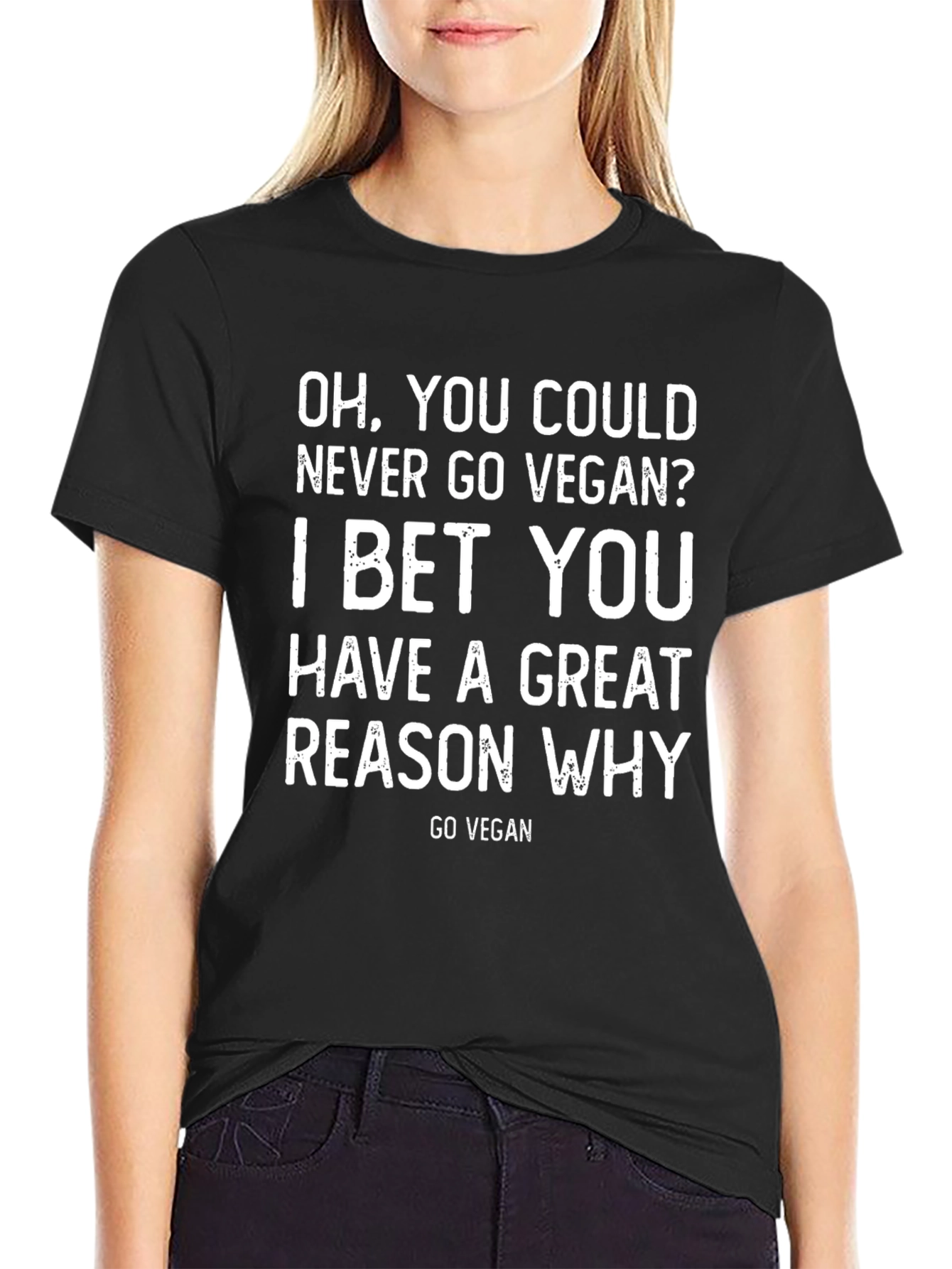 Vegan T-Shirt: Funny Vegan Slogan Tee