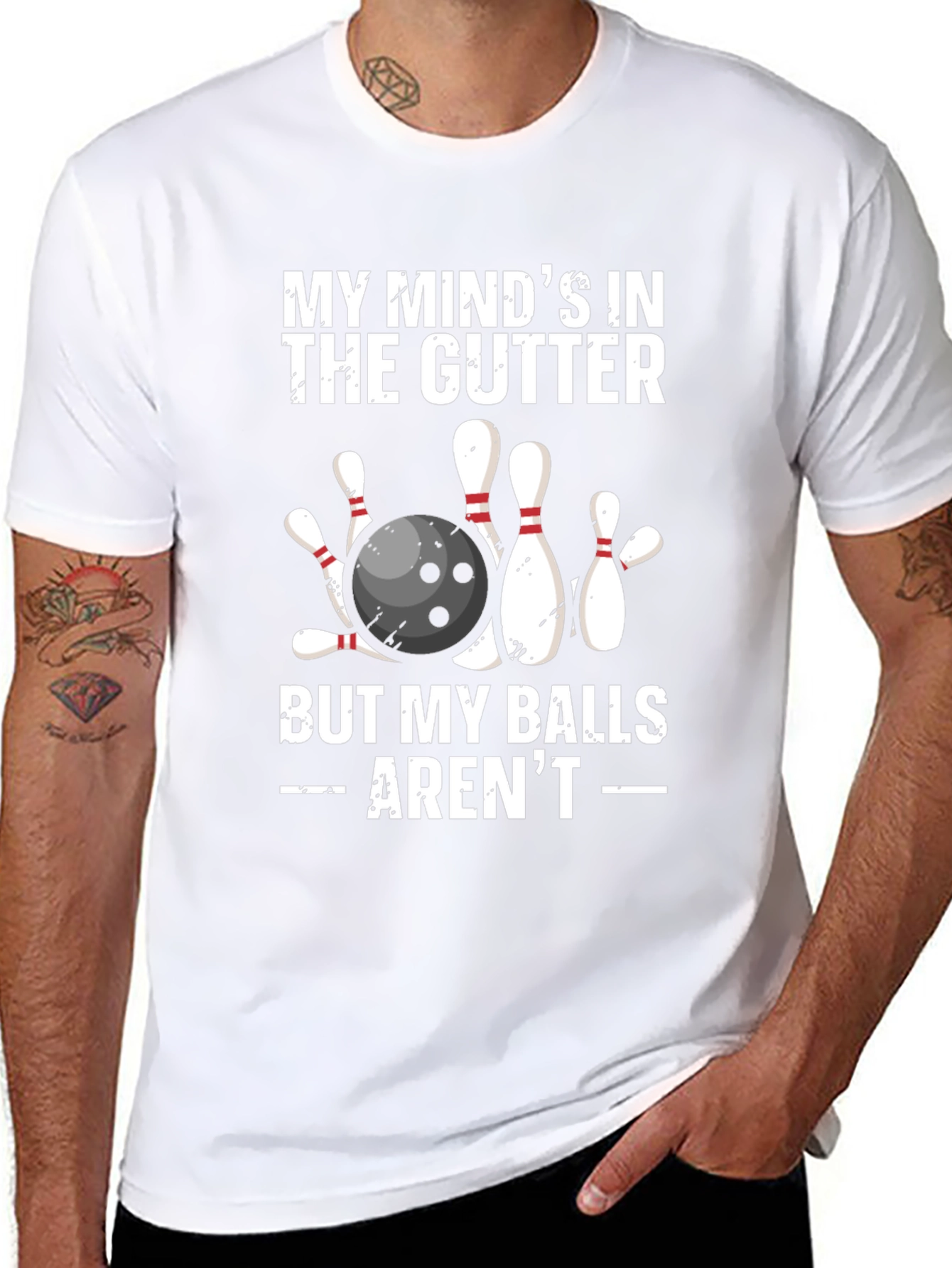 Mind In The Gutter Bowling T-Shirt