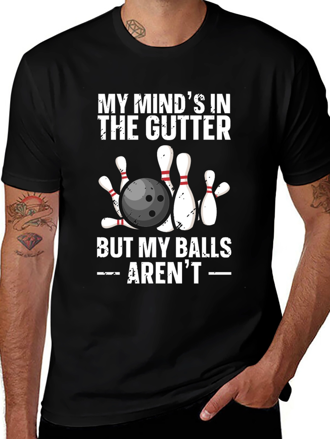 Mind In The Gutter Bowling T-Shirt