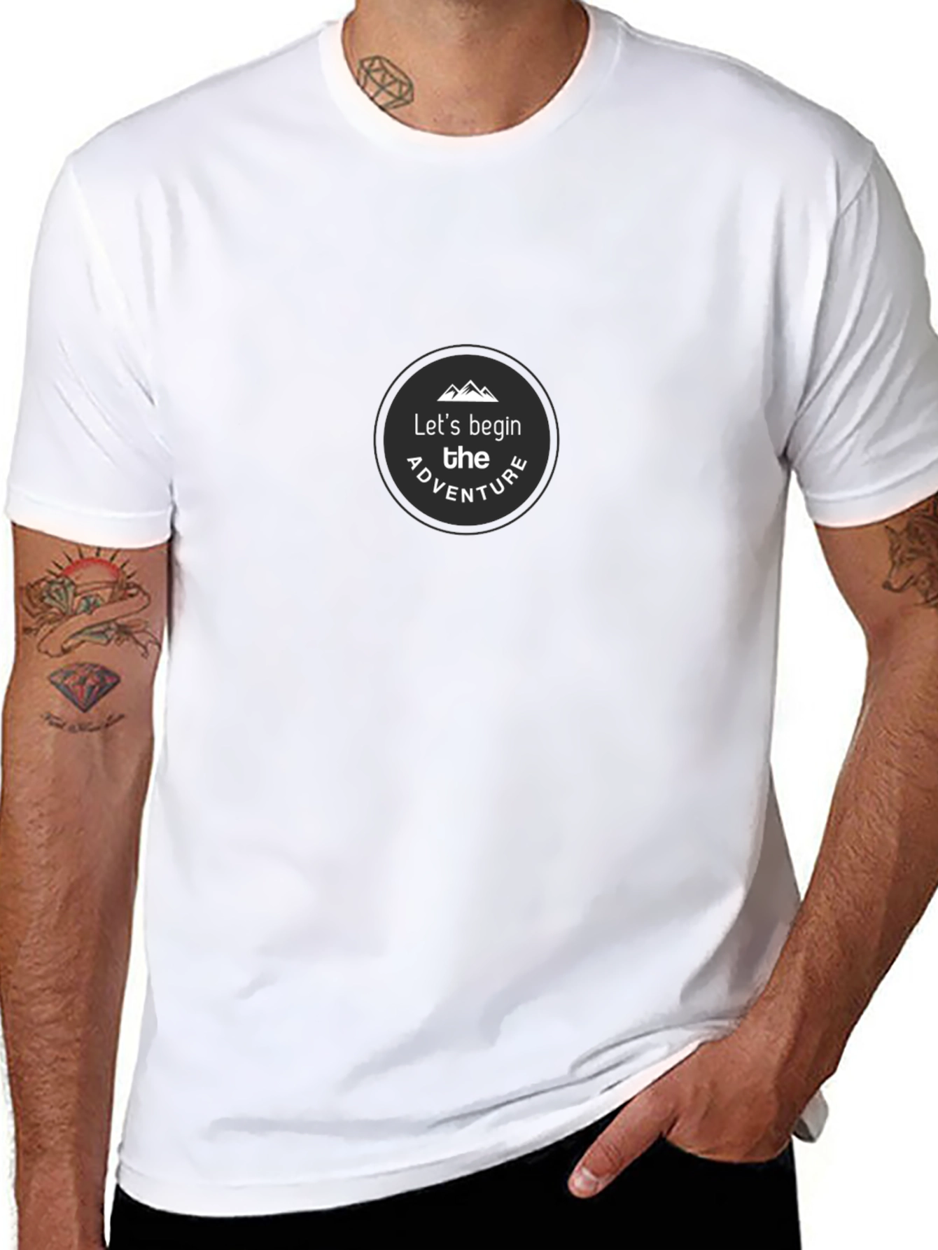 Adventure Awaits Black T-Shirt