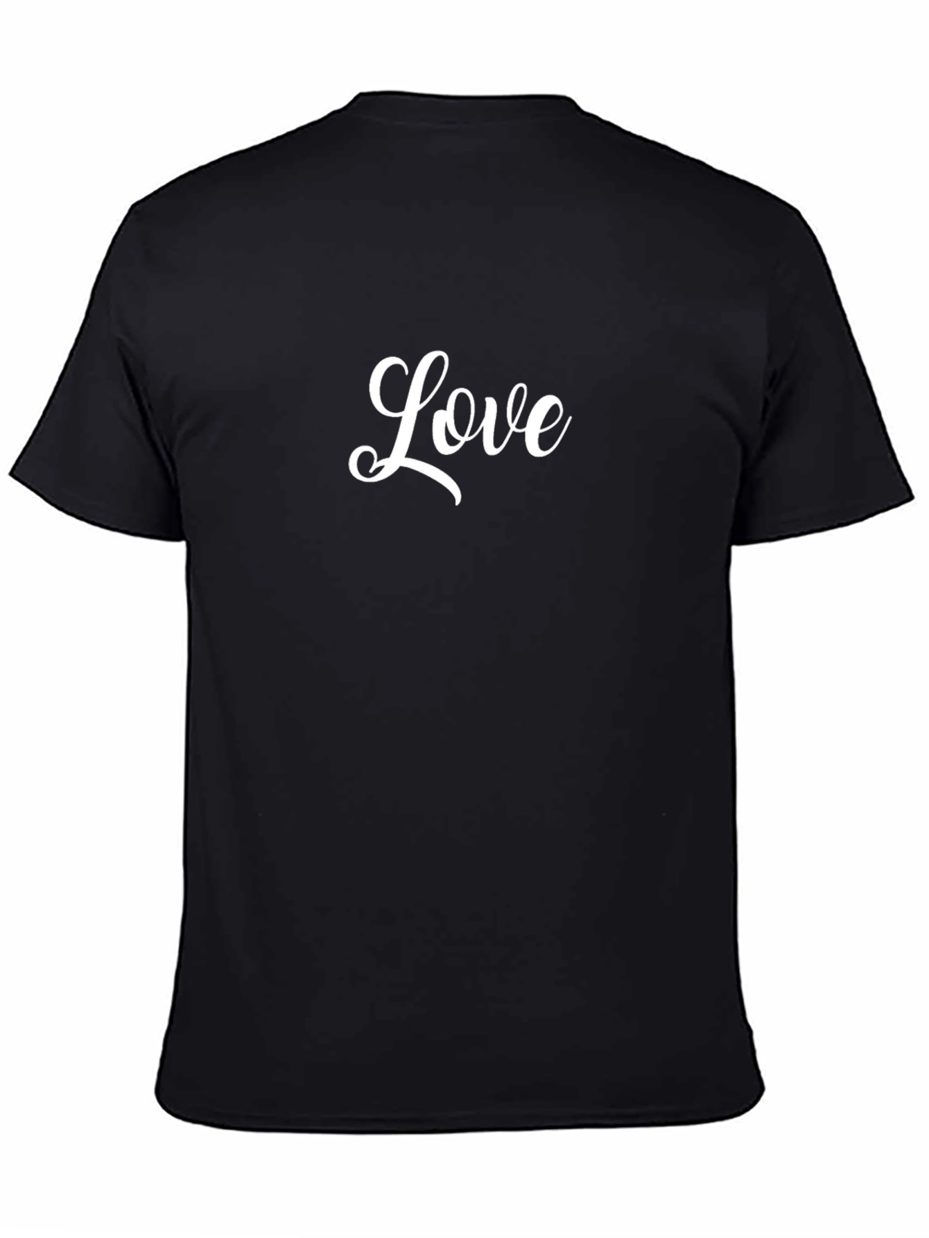 Love Graphic Tee - Stylish Black Cotton T-Shirt