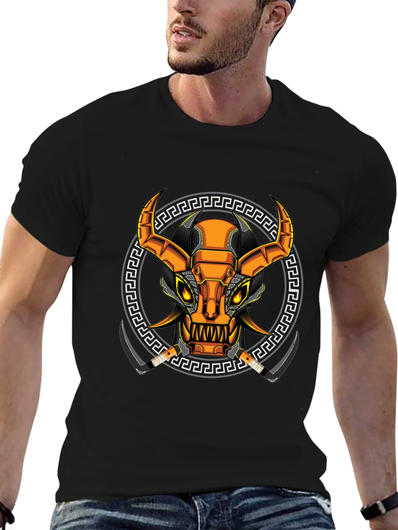 Cyberpunk Bull T-Shirt - Urban Graphic Tee