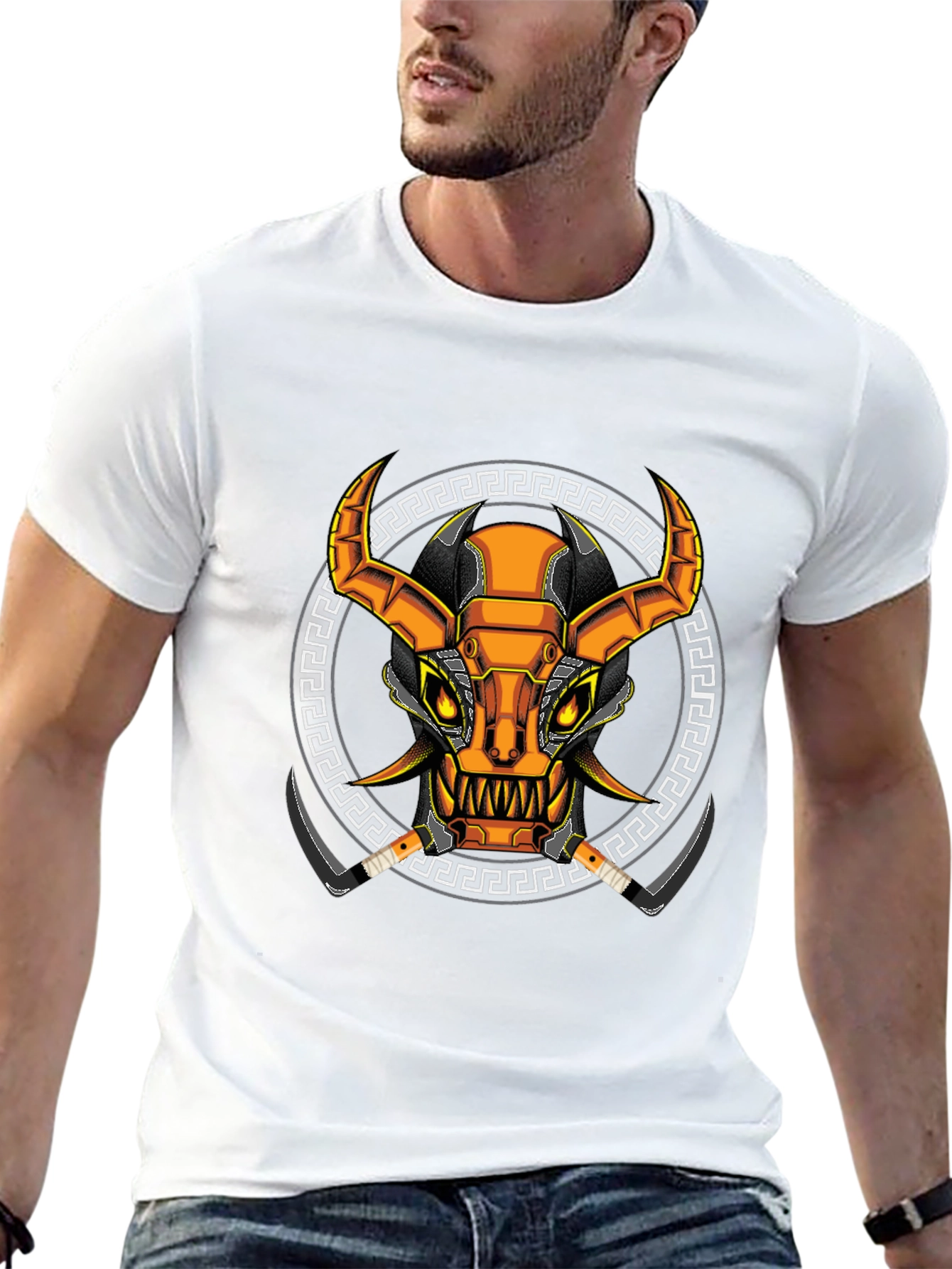 Cyberpunk Bull T-Shirt - Urban Graphic Tee