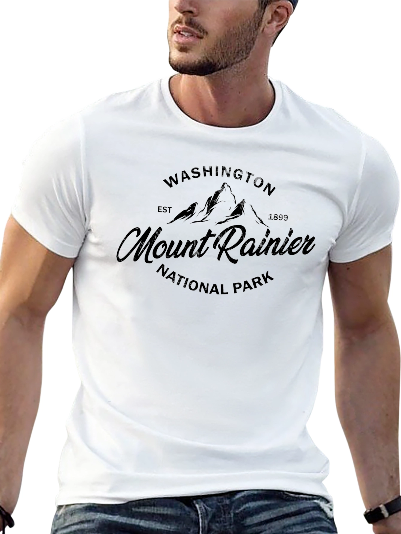 Mount Rainier National Park Graphic T-Shirt