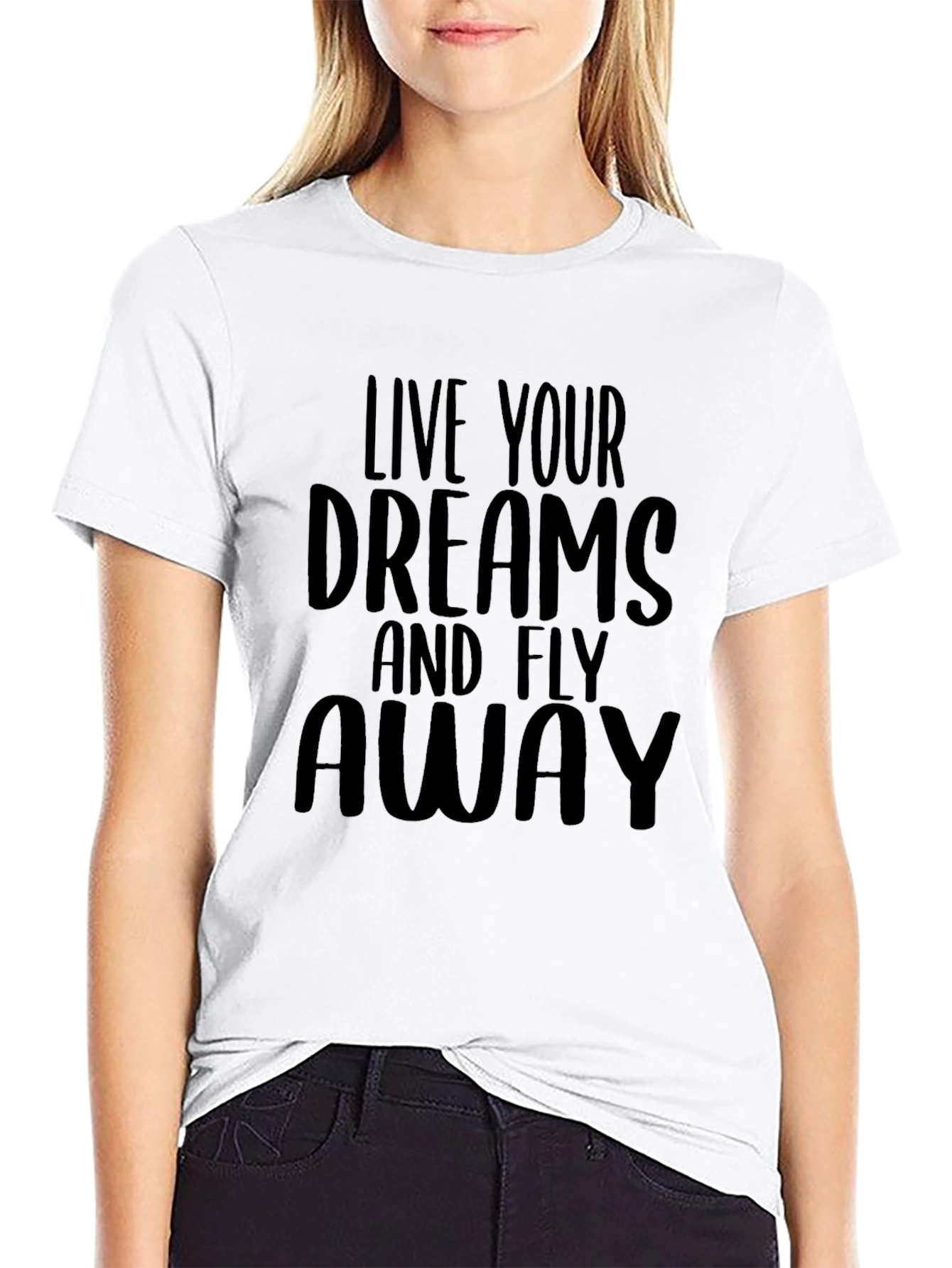 Live Your Dreams T-Shirt - Inspiring Graphic Tee