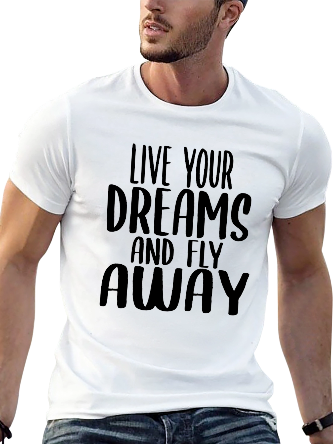Live Your Dreams T-Shirt - Inspiring Graphic Tee