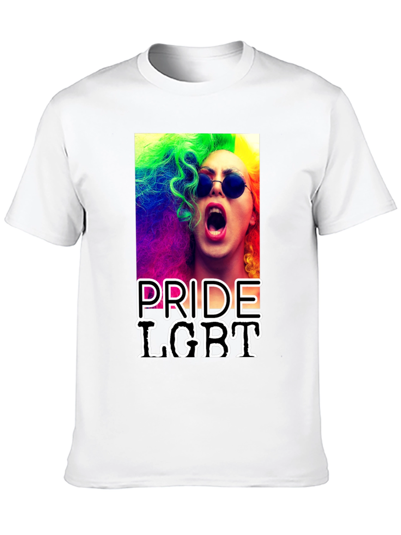 Pride LGBT Rainbow Hair T-Shirt