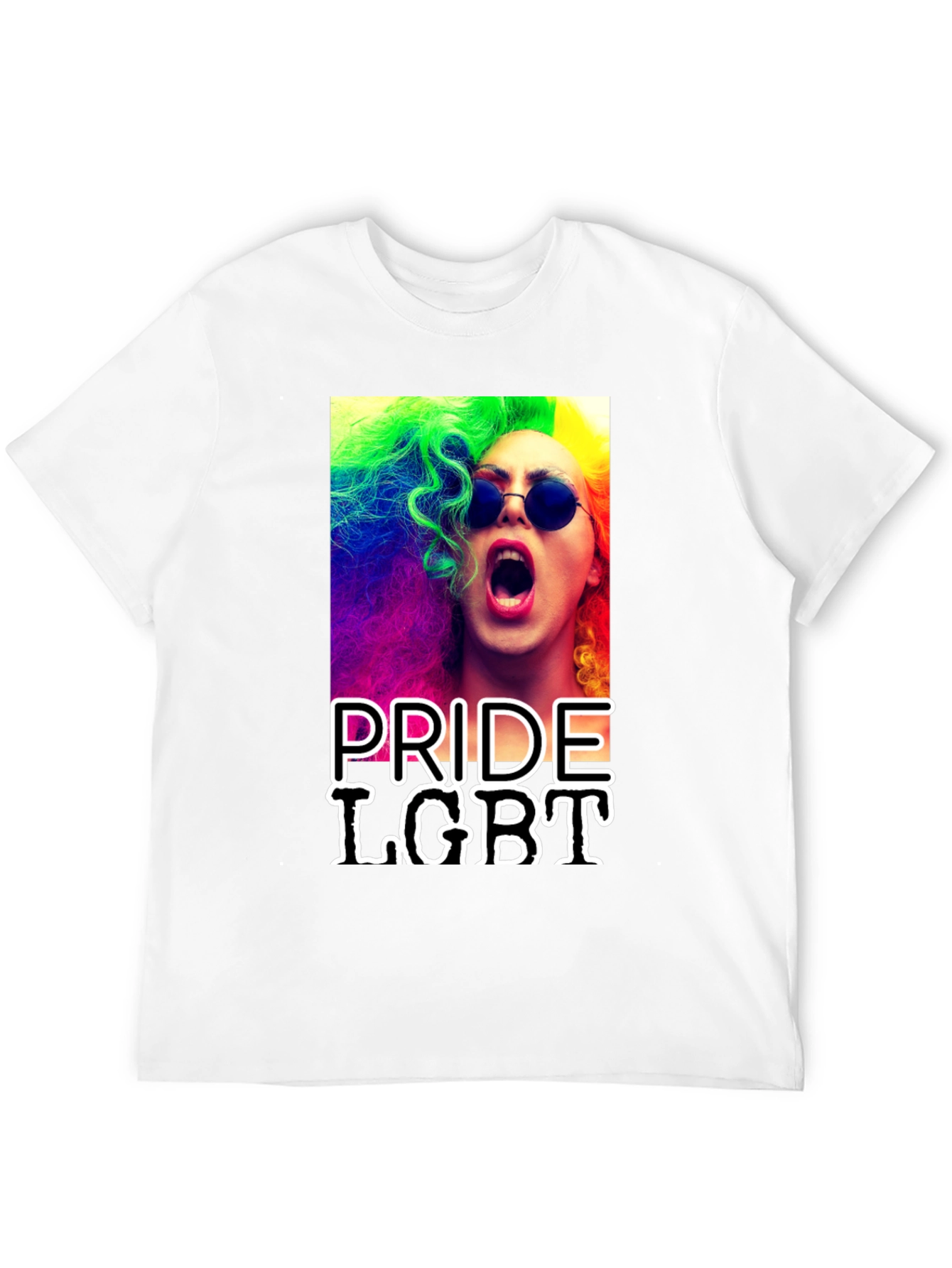 Pride LGBT Rainbow Hair T-Shirt