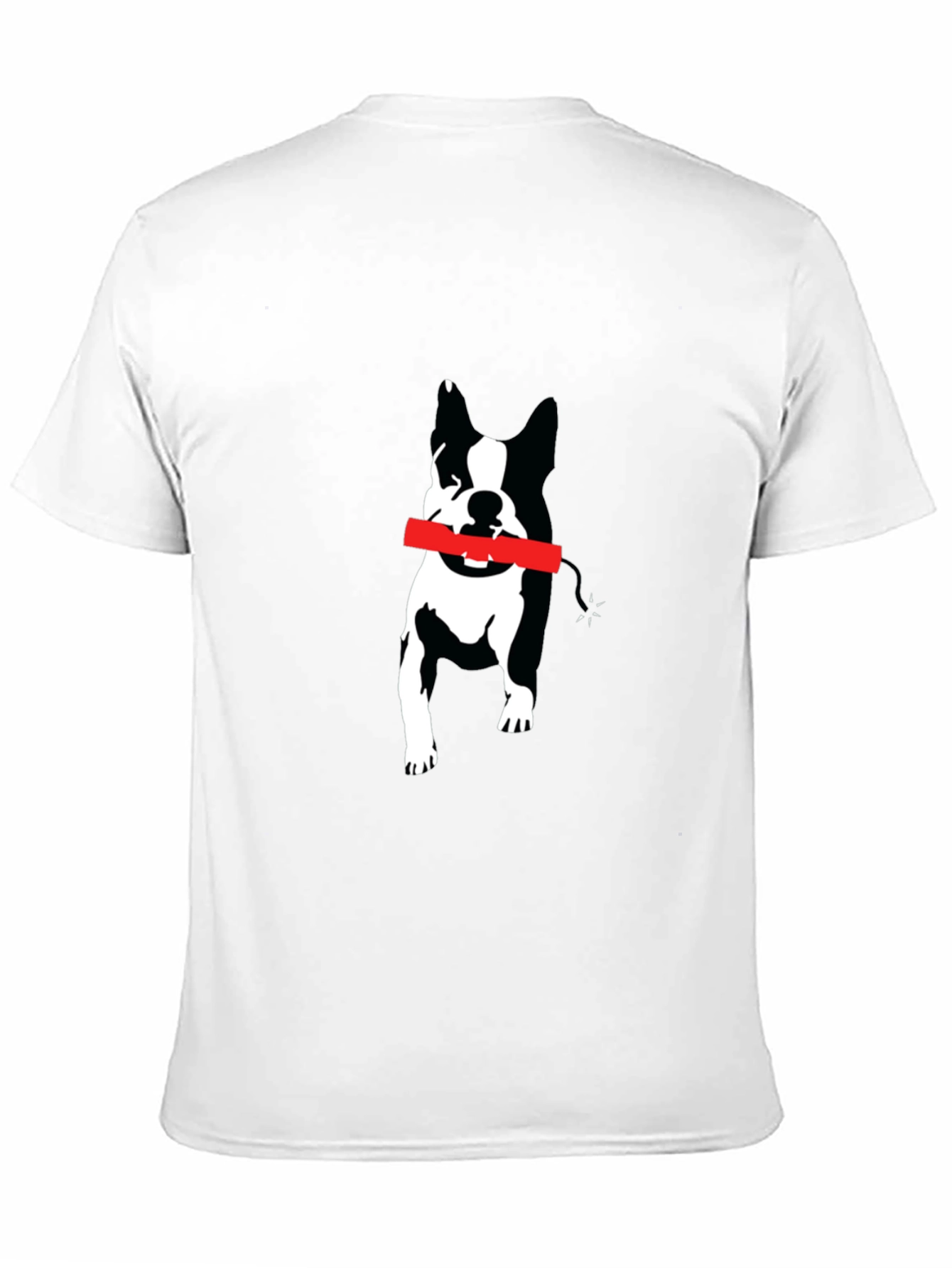 Dynamite Dog Graphic Tee - Black Cotton Blend