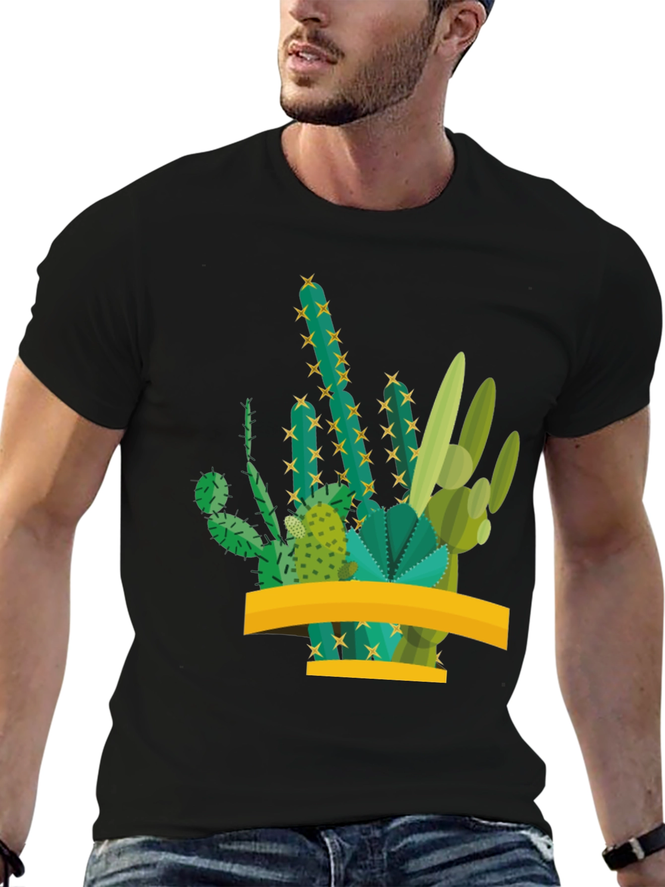 Cactus Graphic Tee - Trendy Desert Style