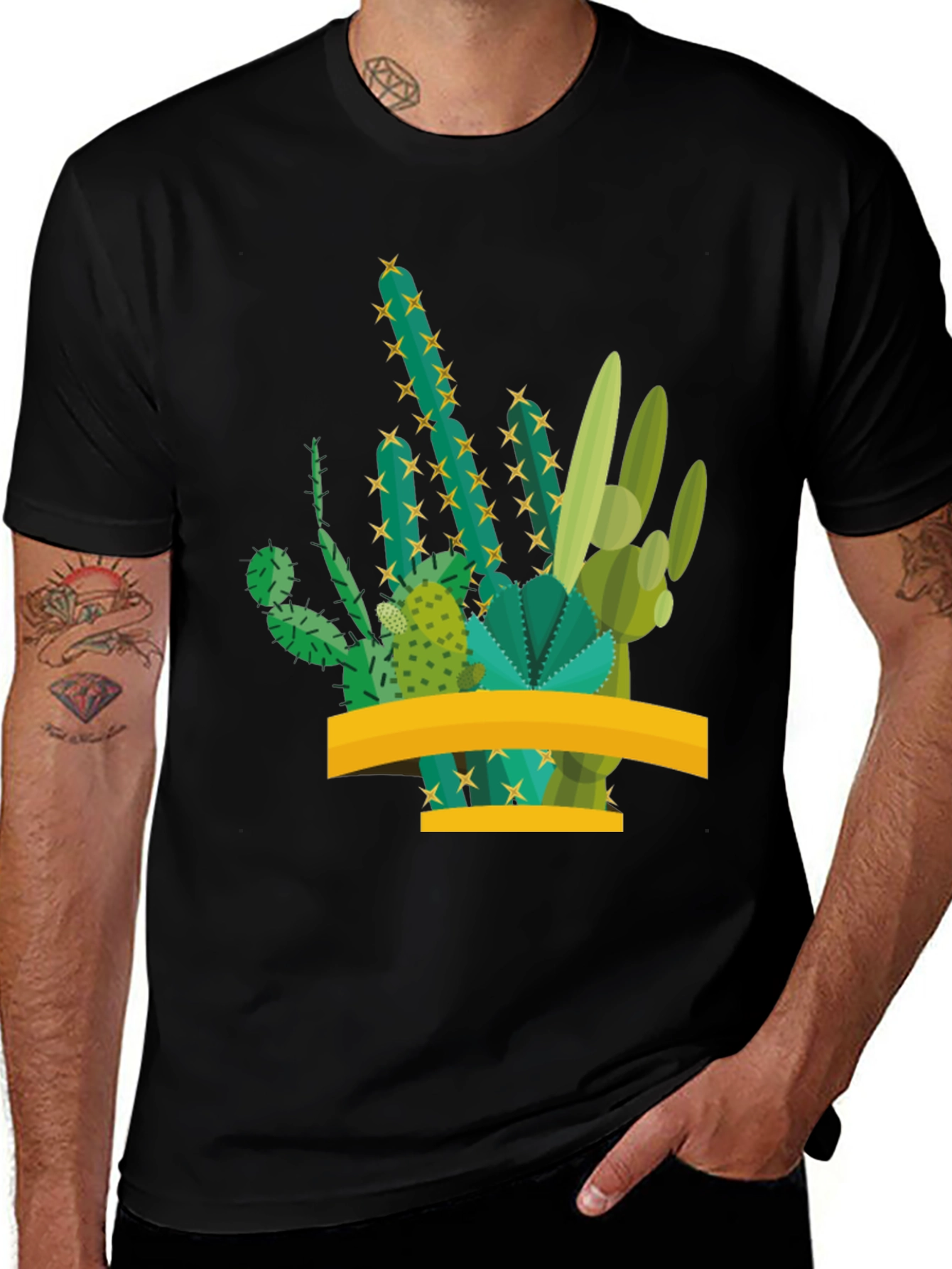 Cactus Graphic Tee - Trendy Desert Style