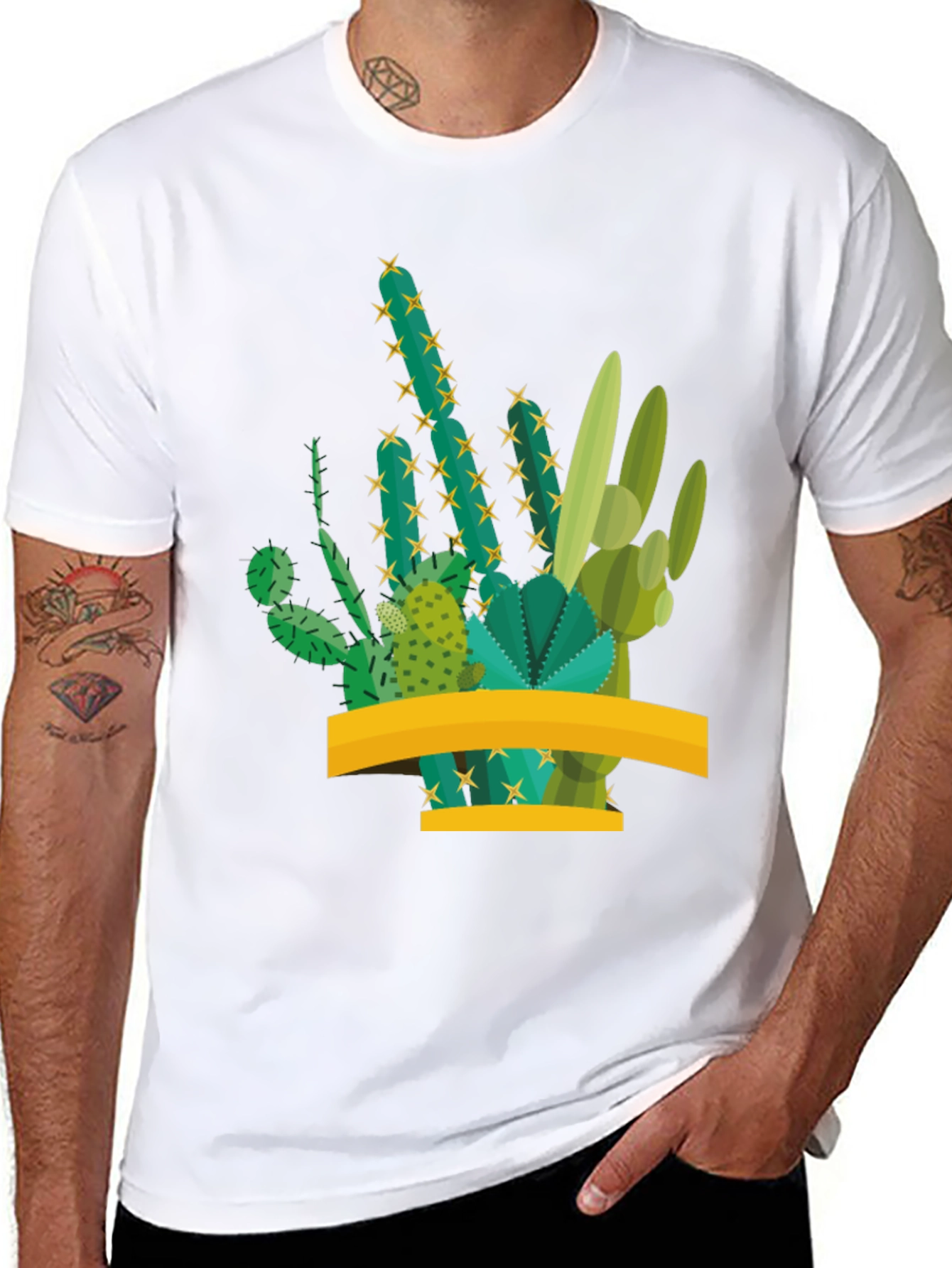 Cactus Graphic Tee - Trendy Desert Style