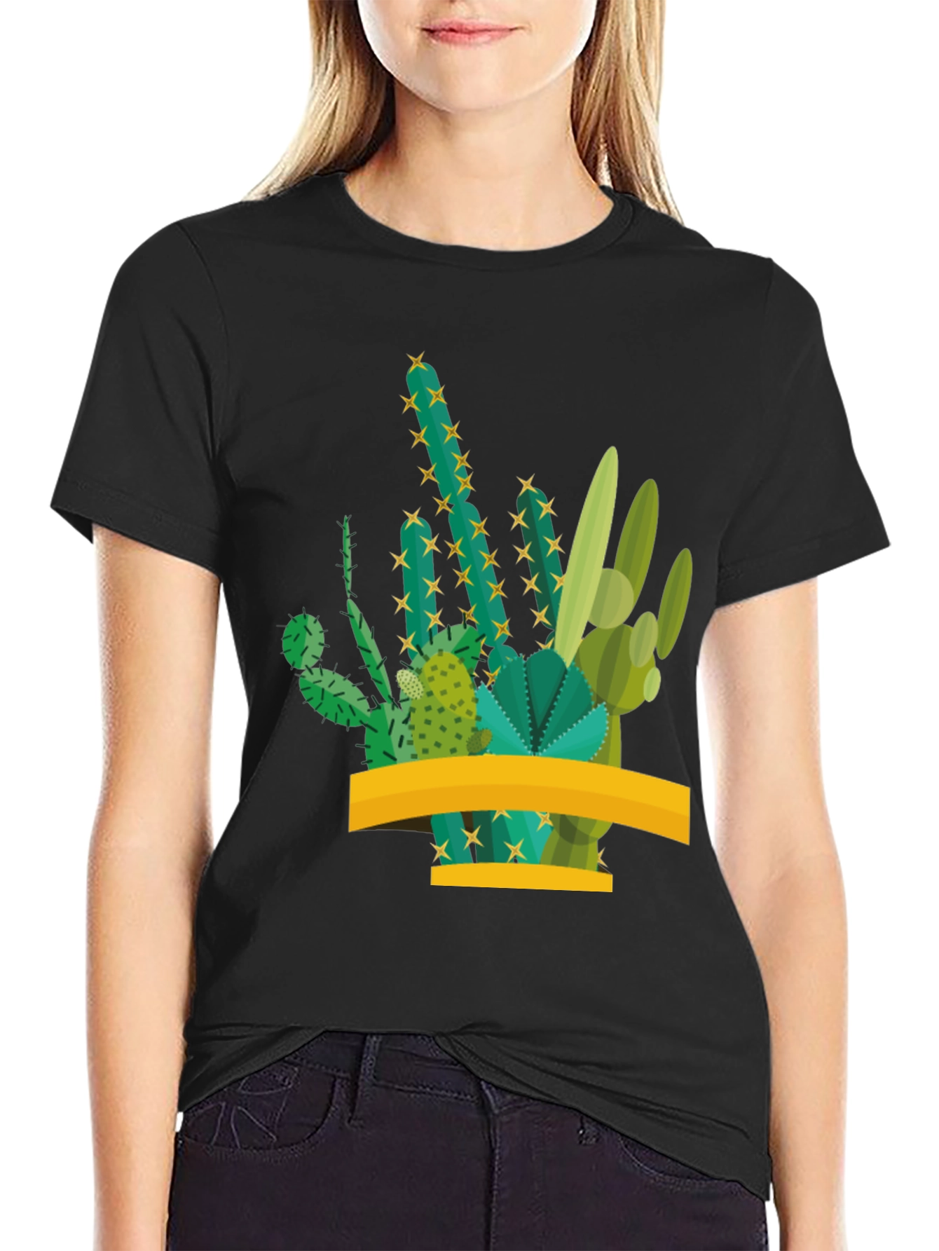 Cactus Graphic Tee - Trendy Desert Style