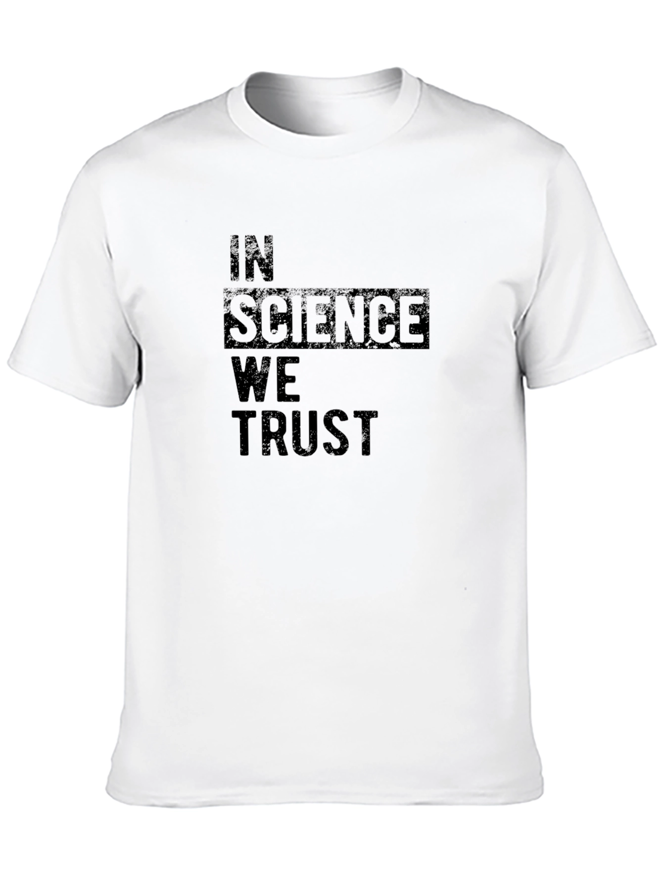 In Science We Trust Black T-Shirt