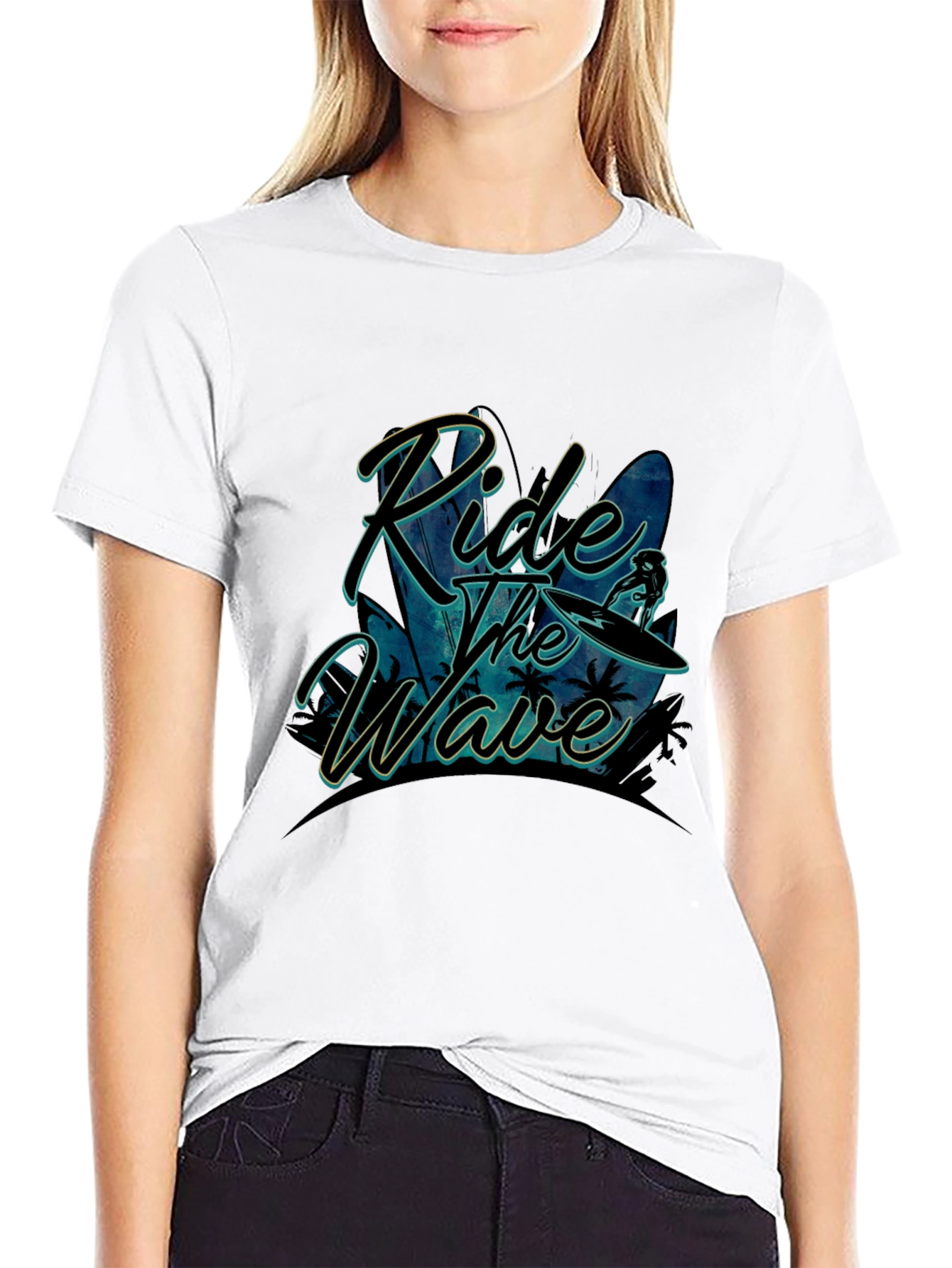 Ride the Wave Graphic Tee - Stylish Comfort