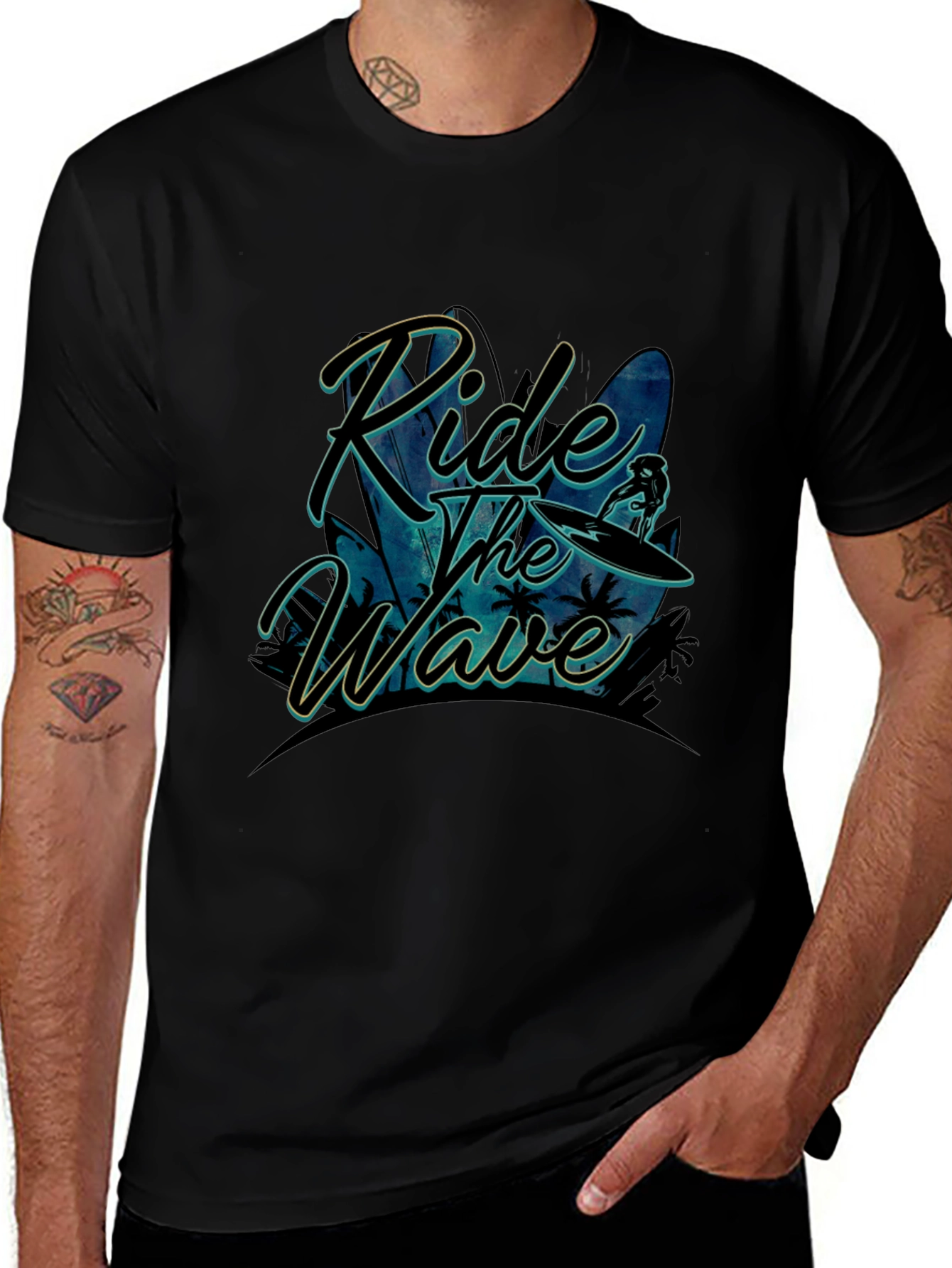 Ride the Wave Graphic Tee - Stylish Comfort