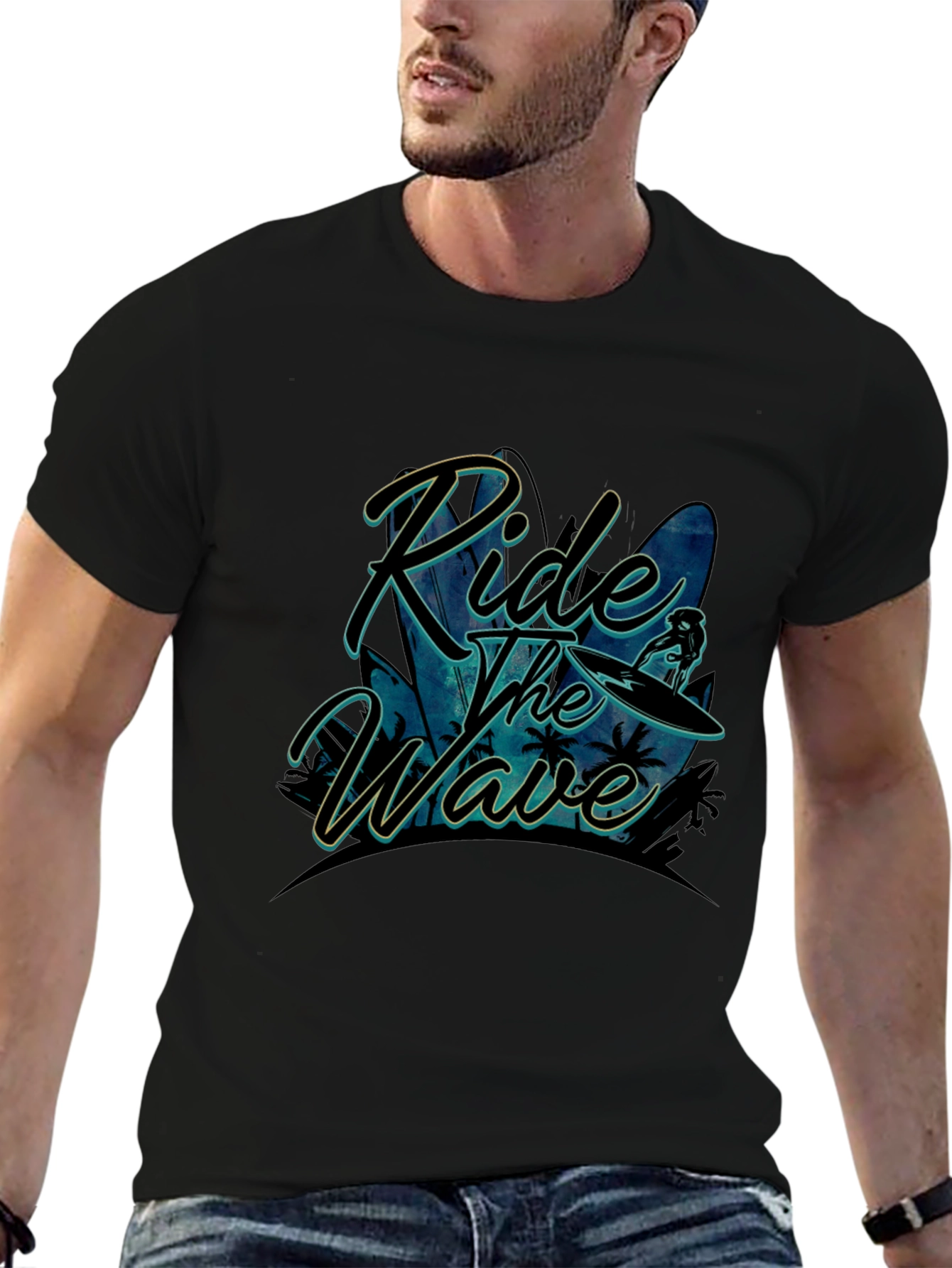 Ride the Wave Graphic Tee - Stylish Comfort