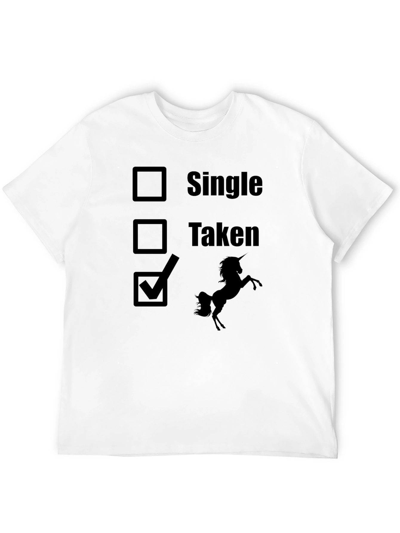 Single Taken Unicorn T-Shirt